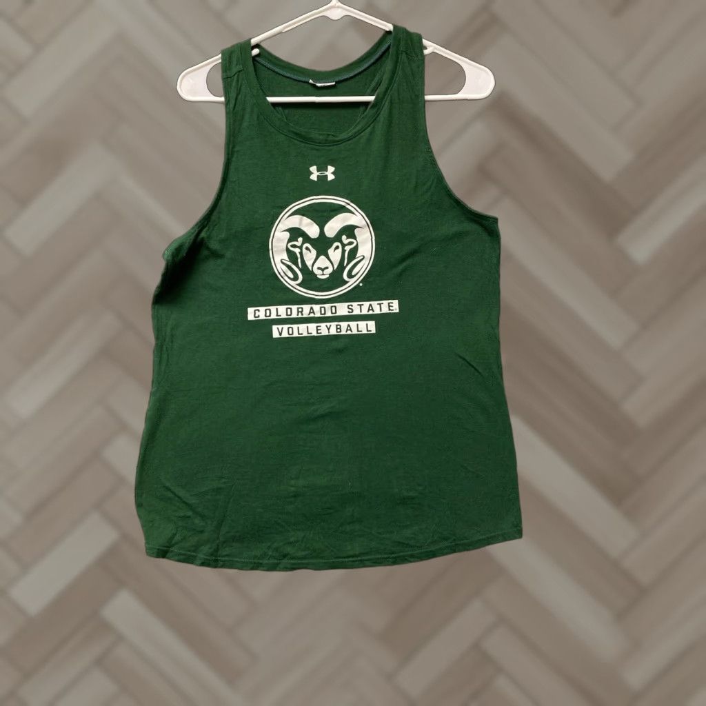 Under Armour Under Armour Women's Colorado State Rams Racerback Tank Top Size M Green Size M / US 6-8 / IT 42-44 - 1 Thumbnail