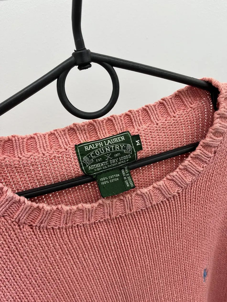 Polo Ralph Lauren Vintage Ralph Lauren Country Knit Crew Neck Sweater Size US M / EU 48-50 / 2 - 2 Thumbnail