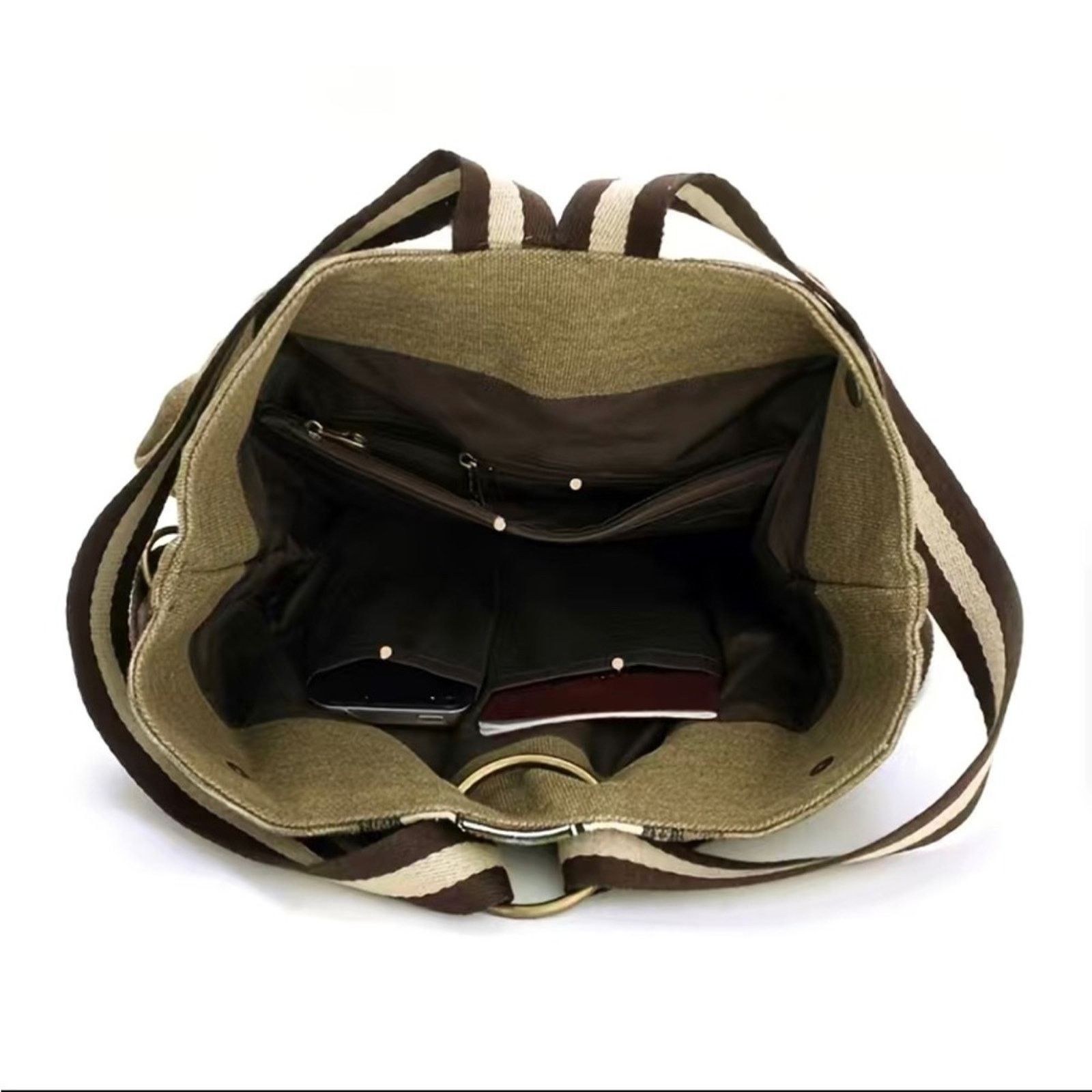 Other Embroidered Canvas Backpack high quality witchy core granola Size ONE SIZE - 4 Thumbnail