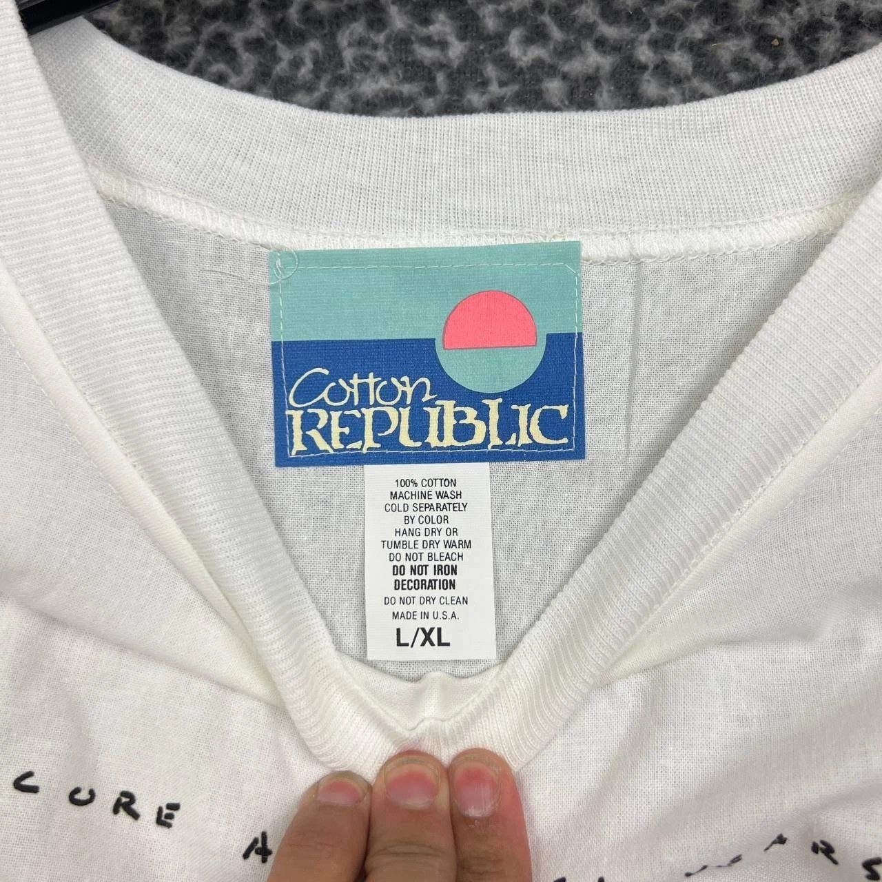 Other Vintage Washington DC Shirt Men L/XL Cotton Republic Size US XL / EU 56 / 4 - 7 Thumbnail