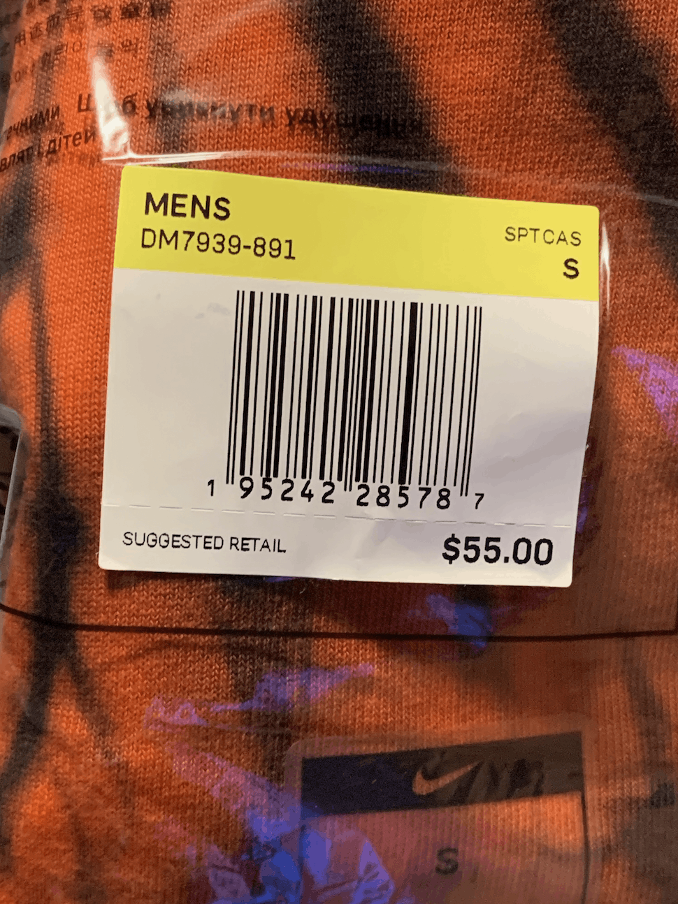 Nike NWT Nike Max 90 WCF T-Shirt - Orange Black Size US S / EU 44-46 / 1 - 4 Thumbnail