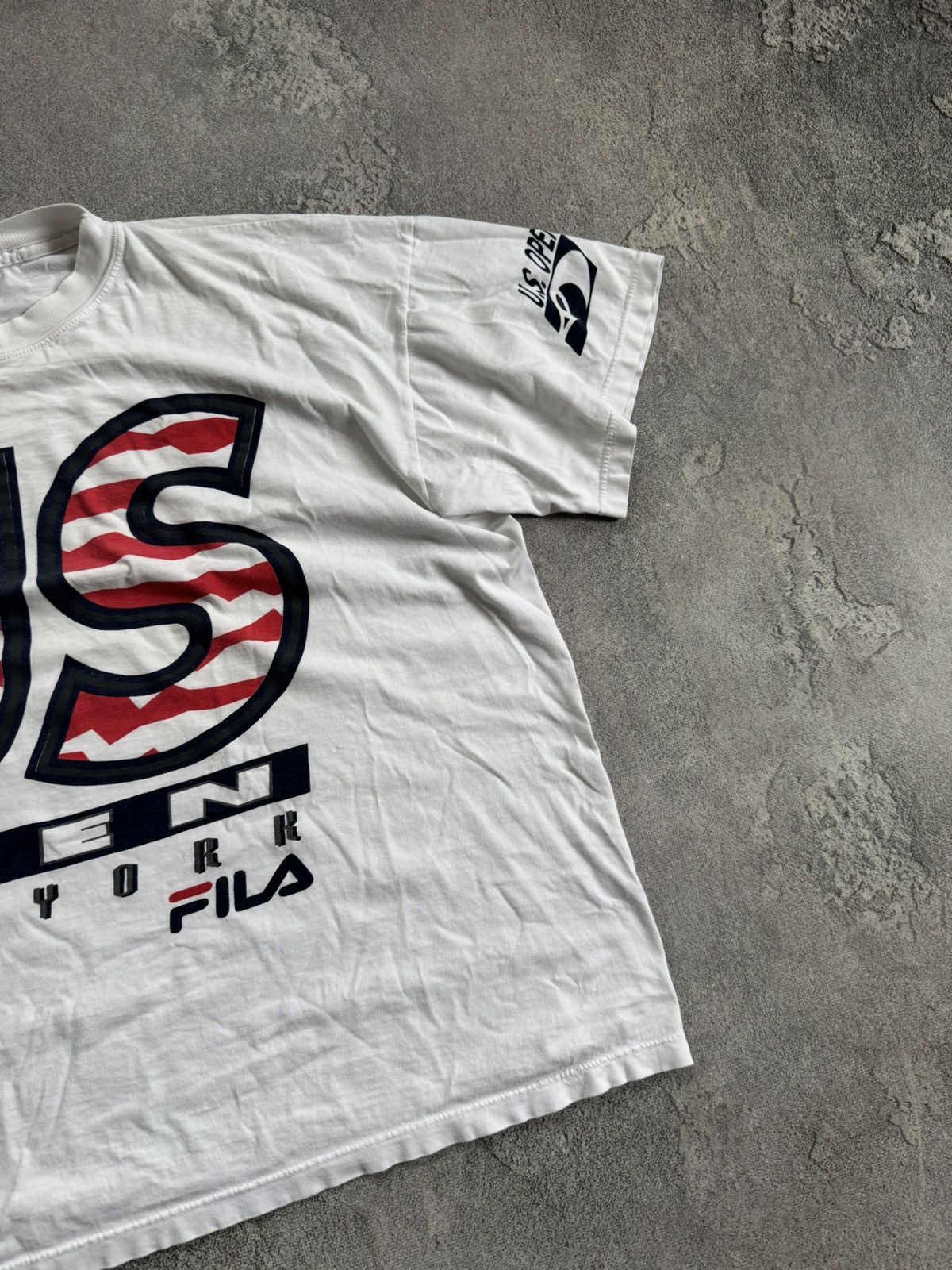 Fila Fila retro vintage USA 🇺🇸 open New York tee tshirts 90s Size US L / EU 52-54 / 3 - 9 Thumbnail