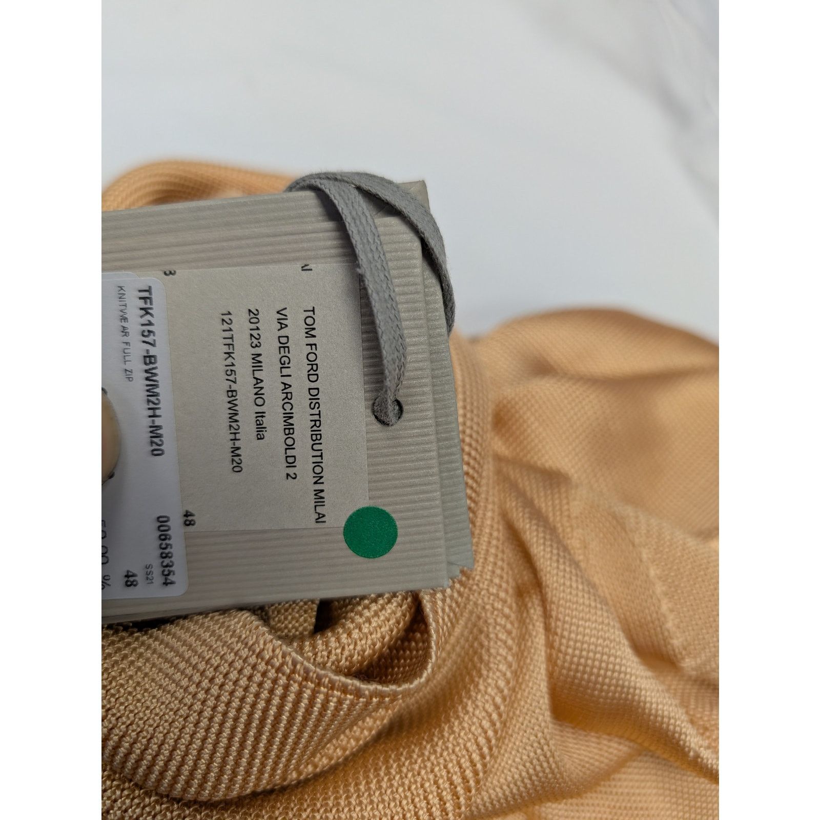 Tom Ford o1rshd1 Hi-Neck Knitwear Crewneck Sweatshirt in Beige Size US M / EU 48-50 / 2 - 21 Thumbnail