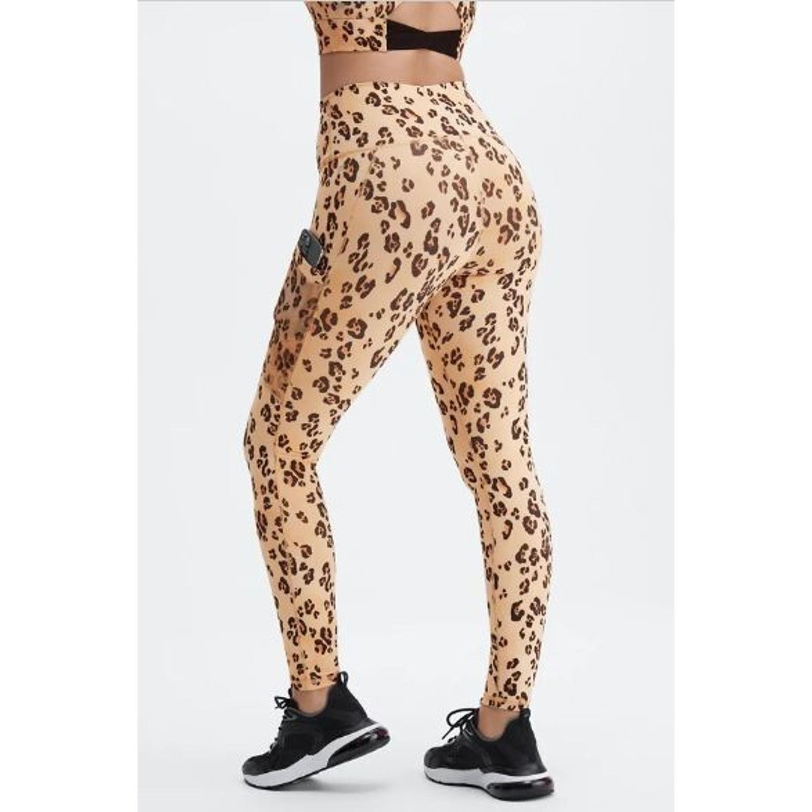 Fabletics Fabletics On-The-Go Powerhold High Waist Leggings Leopard Size 25" / US 0 / IT 36 - 12 Thumbnail