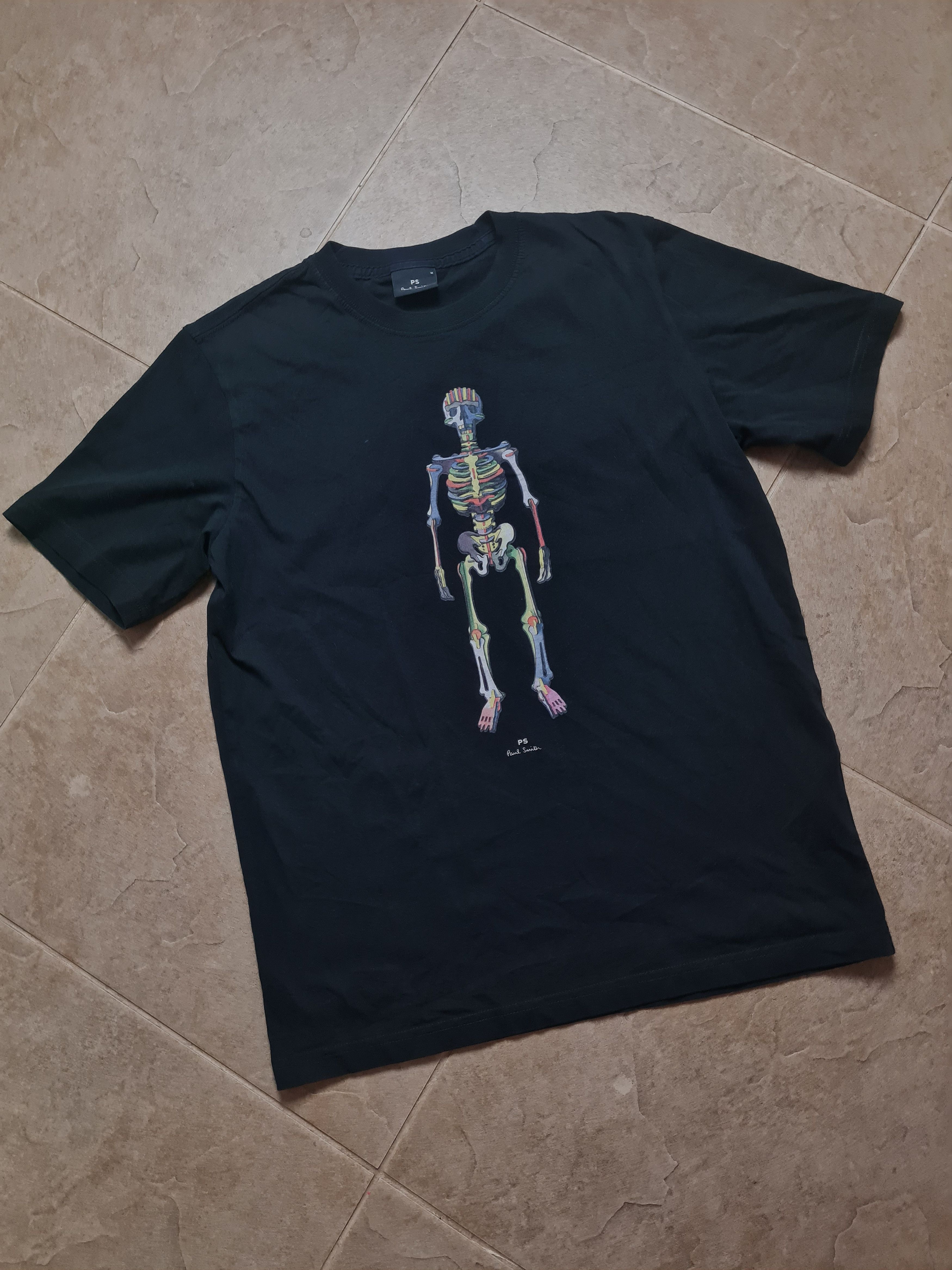 Paul Smith Paul Smith Men's Skeleton T-Shirt in Black Size M Size US M / EU 48-50 / 2 - 12 Thumbnail