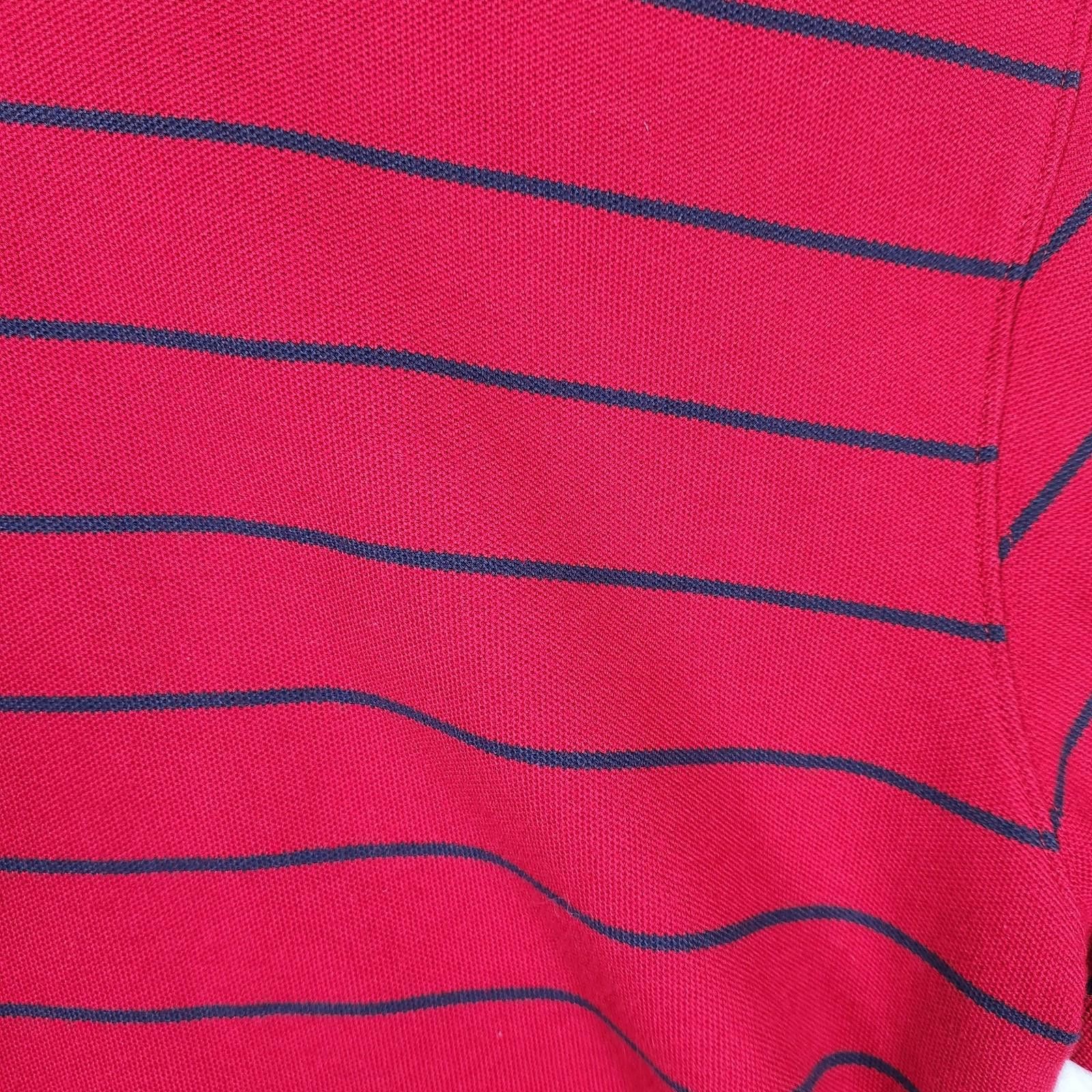 L.L. Bean LL Bean Red Striped Polo Shirt Size 2XL Tall Size US XXL / EU 58 / 5 - 3 Thumbnail