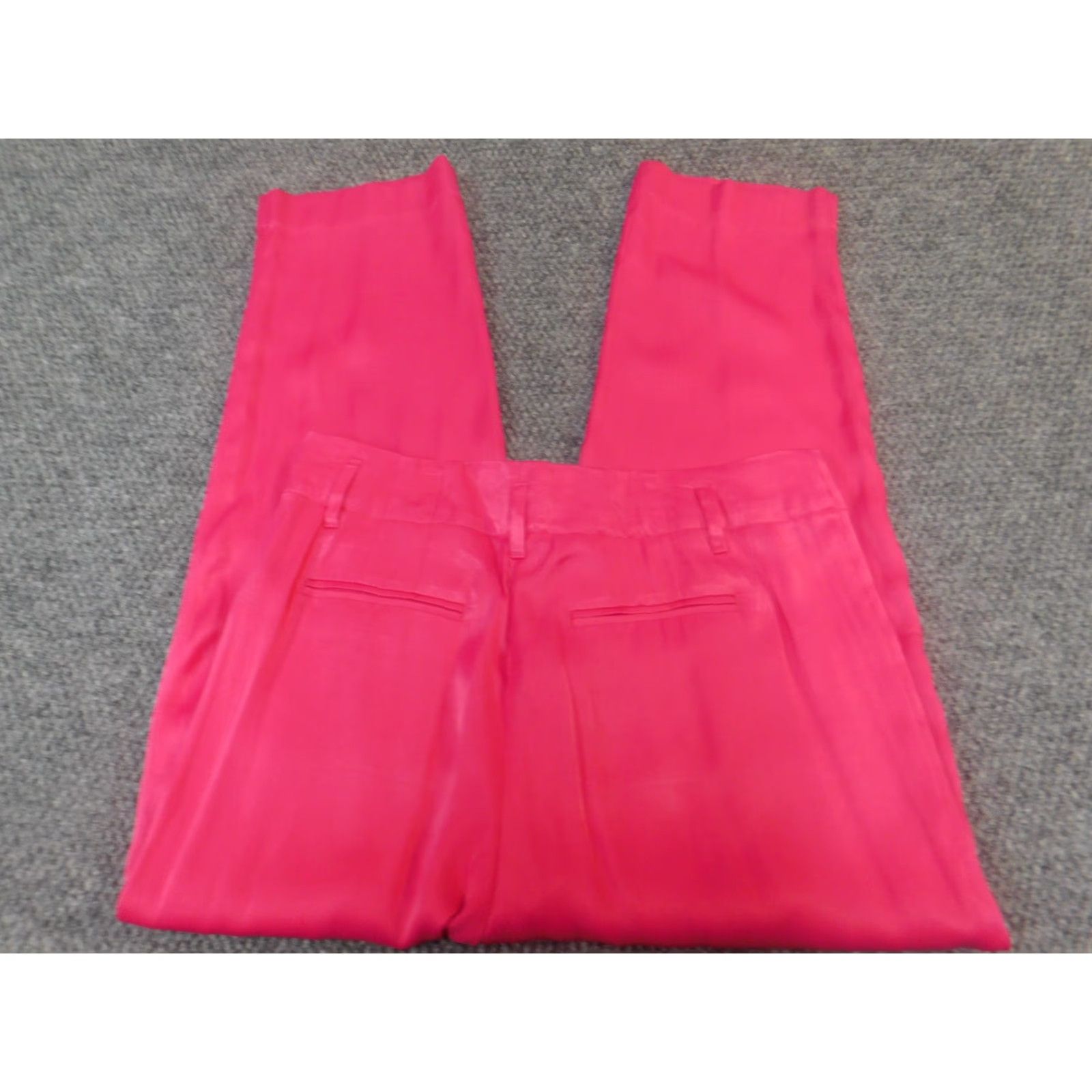 Gap Gap Dress Pants Straight Pink 8 Womens Regular Waist 29 Inseam 25 Cotton Knit Pockets Wrinkle Resistant Clearance Size 30" / US 8 / IT 44 - 5 Thumbnail