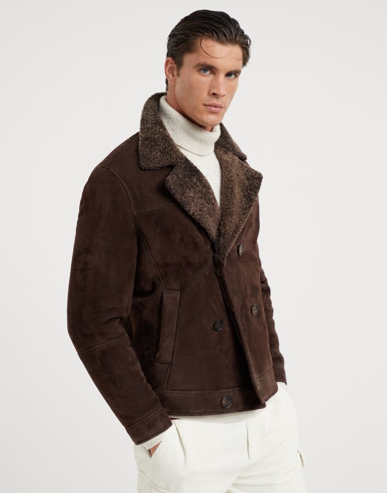 Brunello Cucinelli o1w1db10825 Fur Jacket in Brown Size US L / EU 52-54 / 3 - 1 Thumbnail