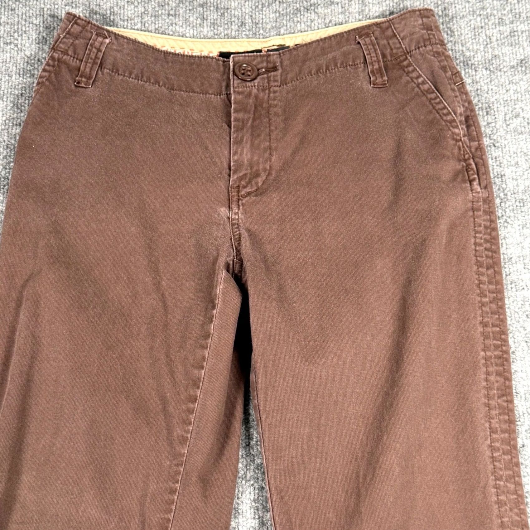 Etro ANA A NEW APPROACH Petite Brown Cropped Trousers Twill Chino Straight Leg 4P Pockets Button Zip Button Fly Casual Workwear Womens Size 27" / US 4 / IT 40 - 2 Thumbnail