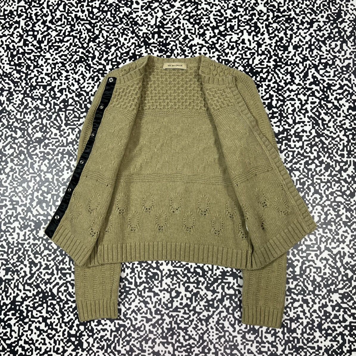 See by Chloe See By Chloe Knitted Wool Cardigan Sweater Y2K Luxury Style Size XS / US 0-2 / IT 36-38 - 11 Thumbnail