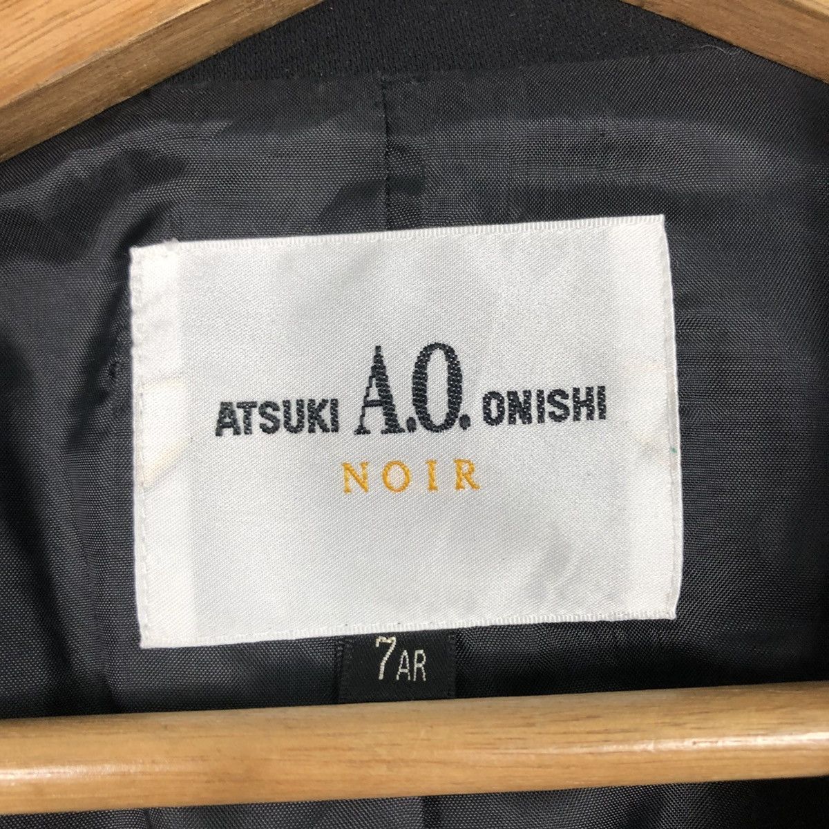 Japanese Brand 🔥CROPPED WOOL JACKET ATSUKI ONISHI NOIR YOHJI YAMAMOTO Size M / US 6-8 / IT 42-44 - 18 Thumbnail