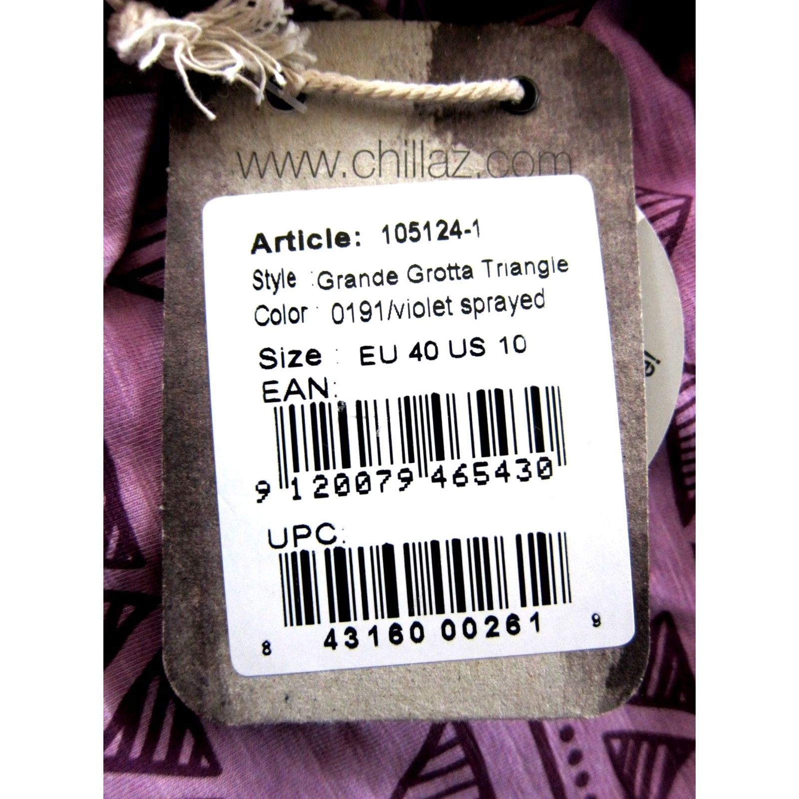 Vintage Chillaz NWT Violet Purple Jersey Stretch Grande Grotta Triangle Tank Dress 10/40 Size L / US 10 / IT 46 - 6 Thumbnail