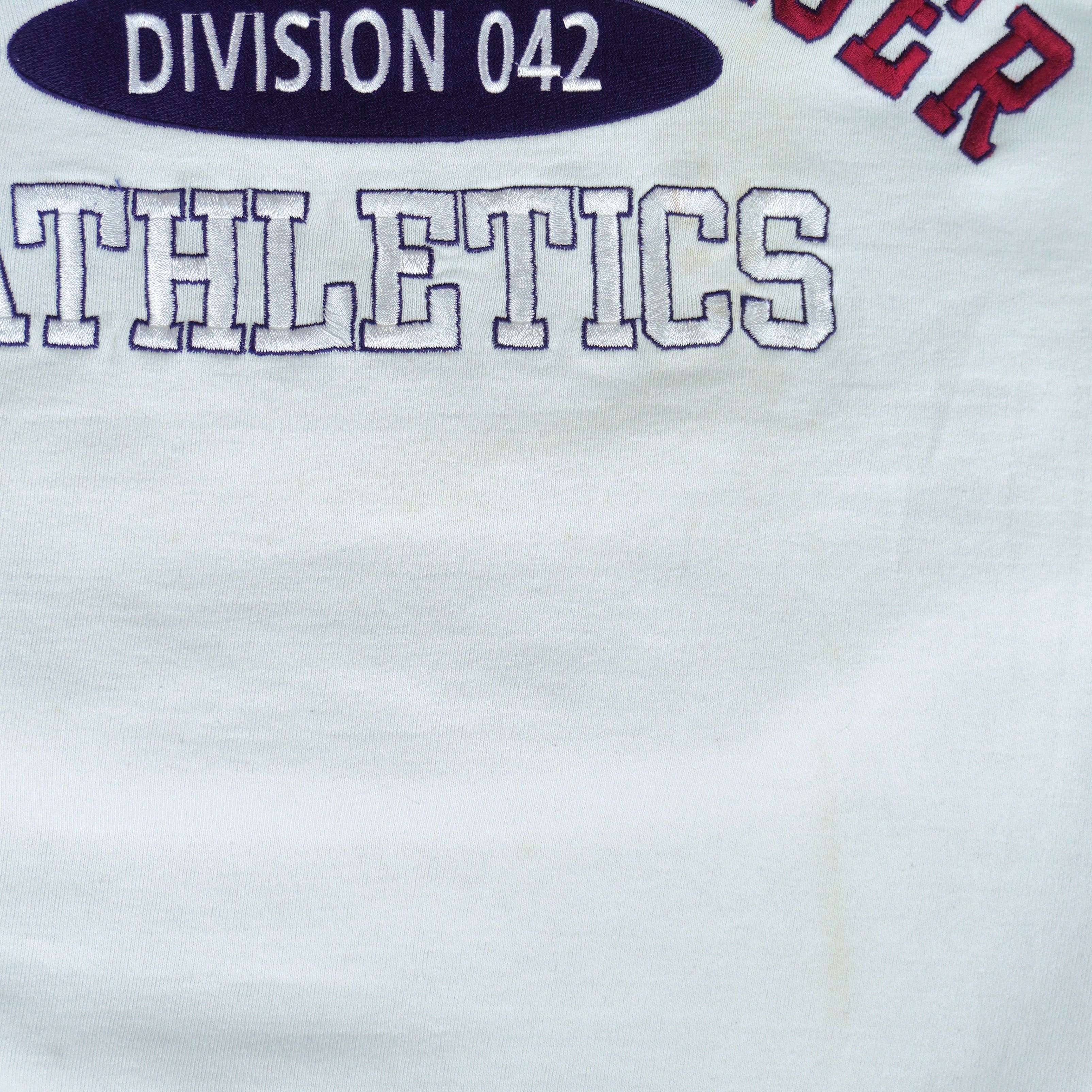 Tommy Hilfiger Division 042 Athletics Crew Neck Sweatshirt 1990s Size US L / EU 52-54 / 3 - 4 Thumbnail