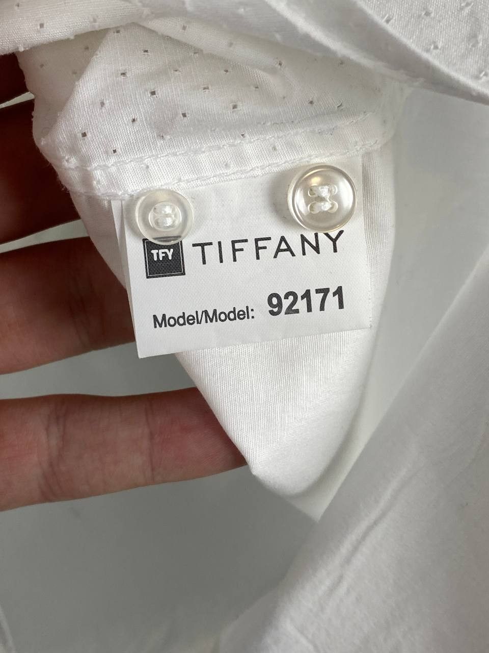 Tiffany & Co. Tiffany & Co. Box Logo White Wedding Shirt Silver Tab Size US M / EU 48-50 / 2 - 8 Thumbnail