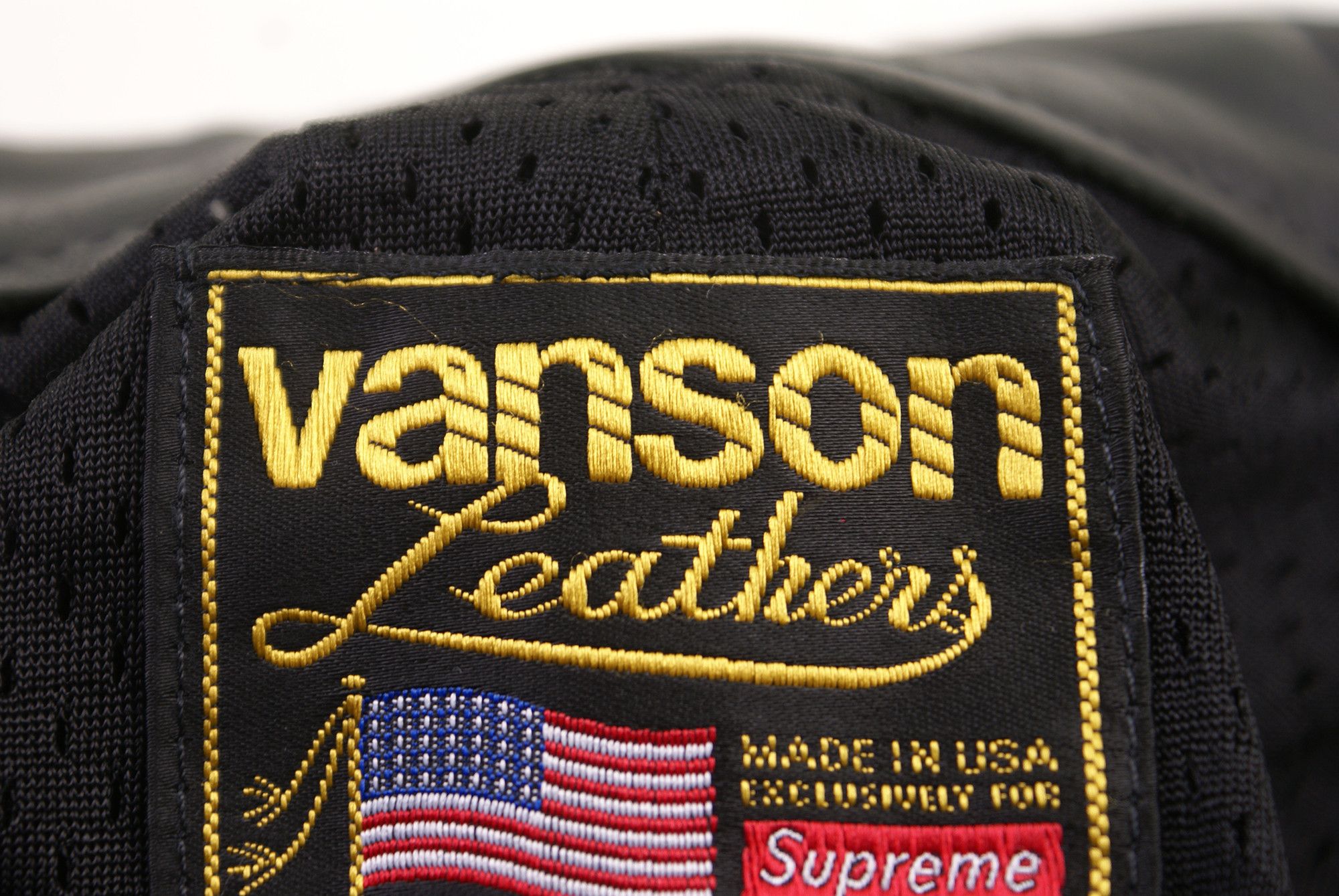 Supreme × Vanson Leathers 2020 Vanson Leathers x Supreme Letters Cordura Jacket Black Size US XL / EU 56 / 4 - 21 Thumbnail