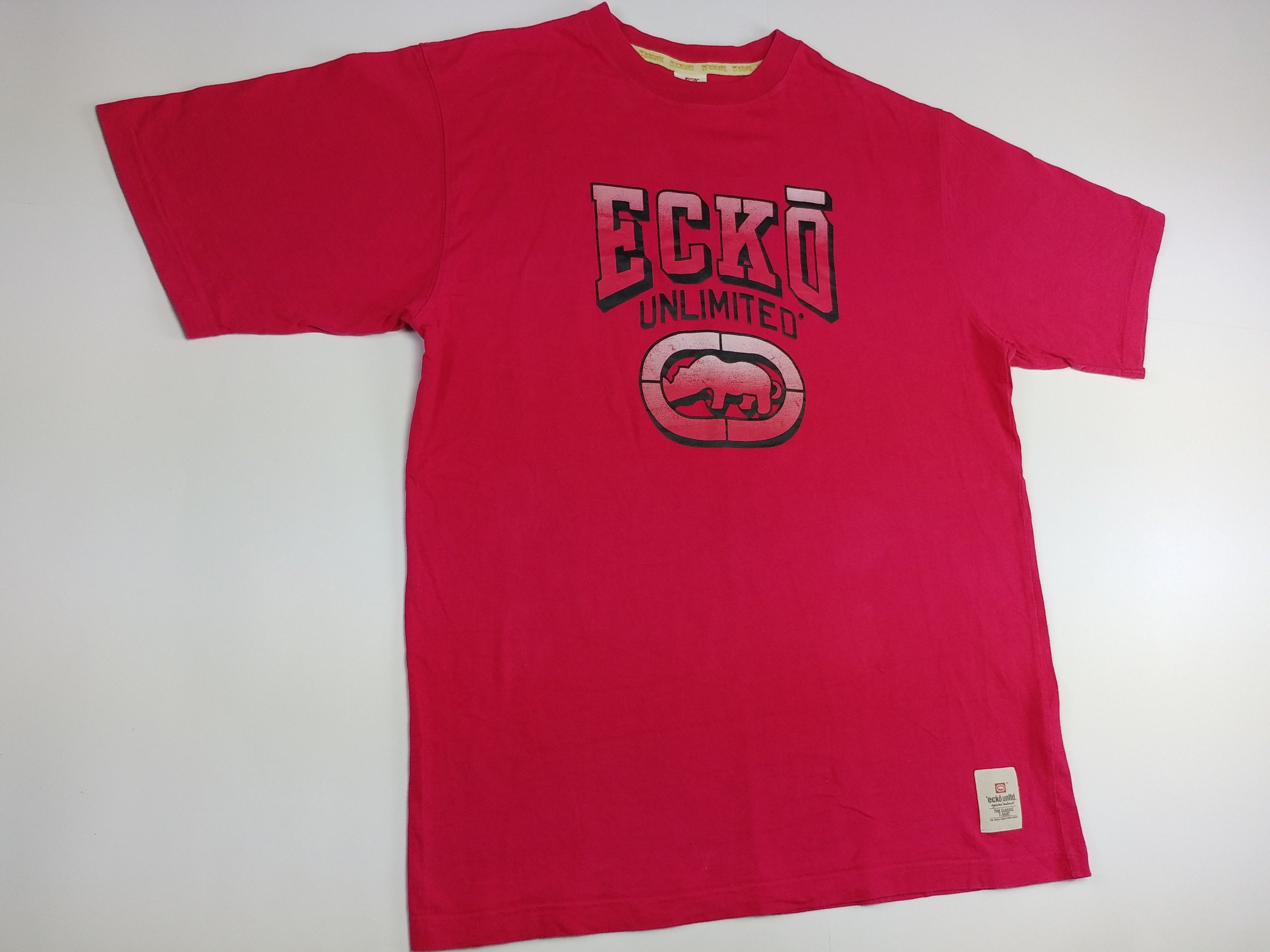 Ecko Unltd. ECKO UNLTD t-shirt, vintage jersey, 90s hip hop 1990s L Size US L / EU 52-54 / 3 - 3 Thumbnail