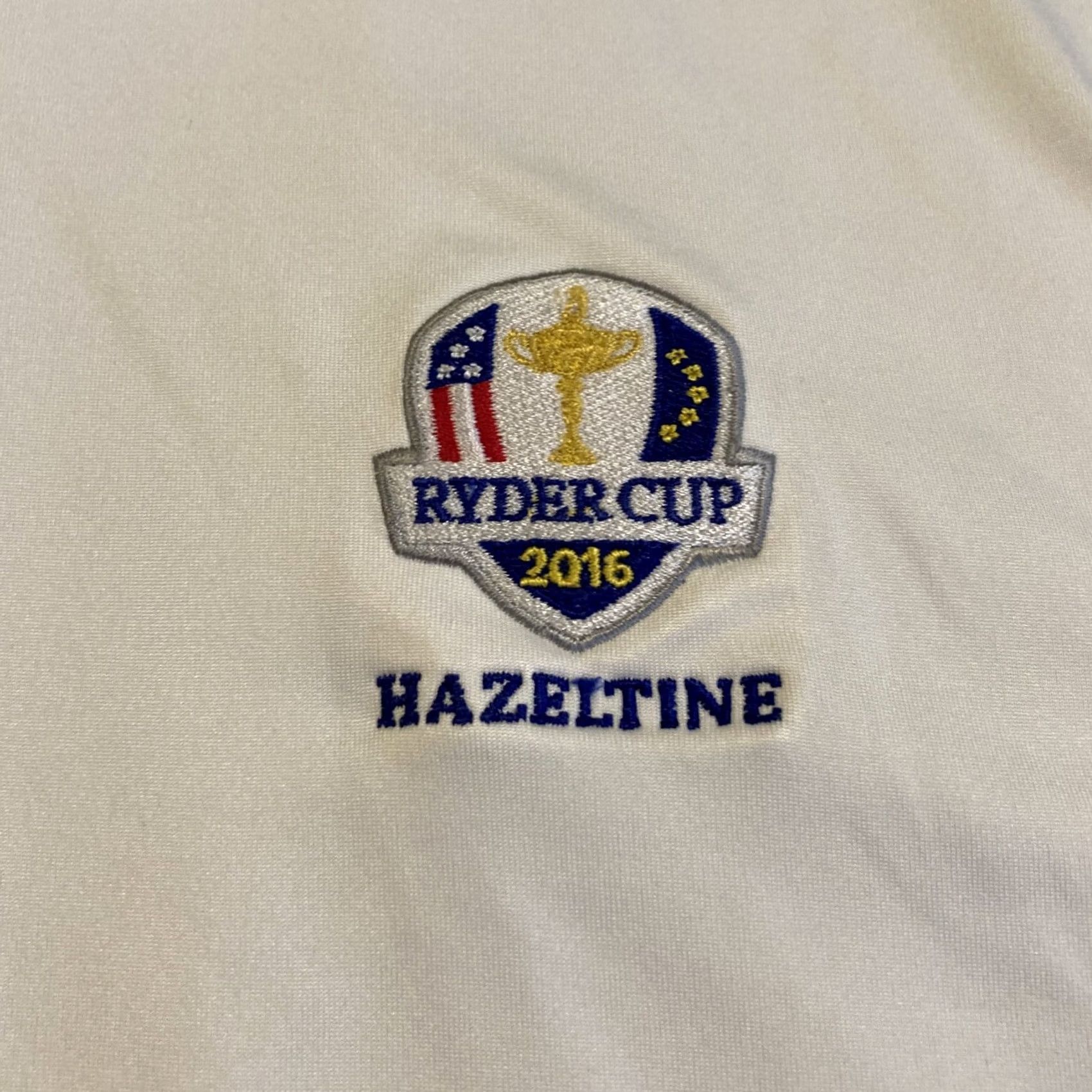 PGA Tour PGA TOUR Polo Shirt - Golf, Ryder Cup 2016, Hazeltine - White, L Size US L / EU 52-54 / 3 - 2 Thumbnail