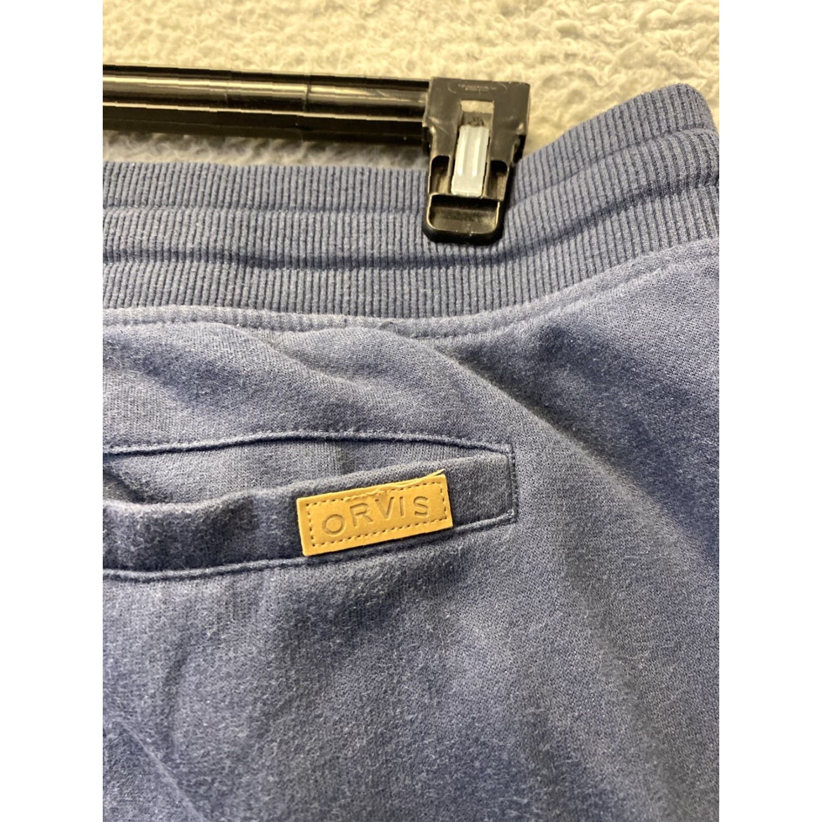 Orvis Orvis Sweatpants Men XL Athletic Joggers Navy Blue Drawstring Pockets Tapered Inseam 30" Regular Fit Size US 36 / EU 52 - 6 Thumbnail