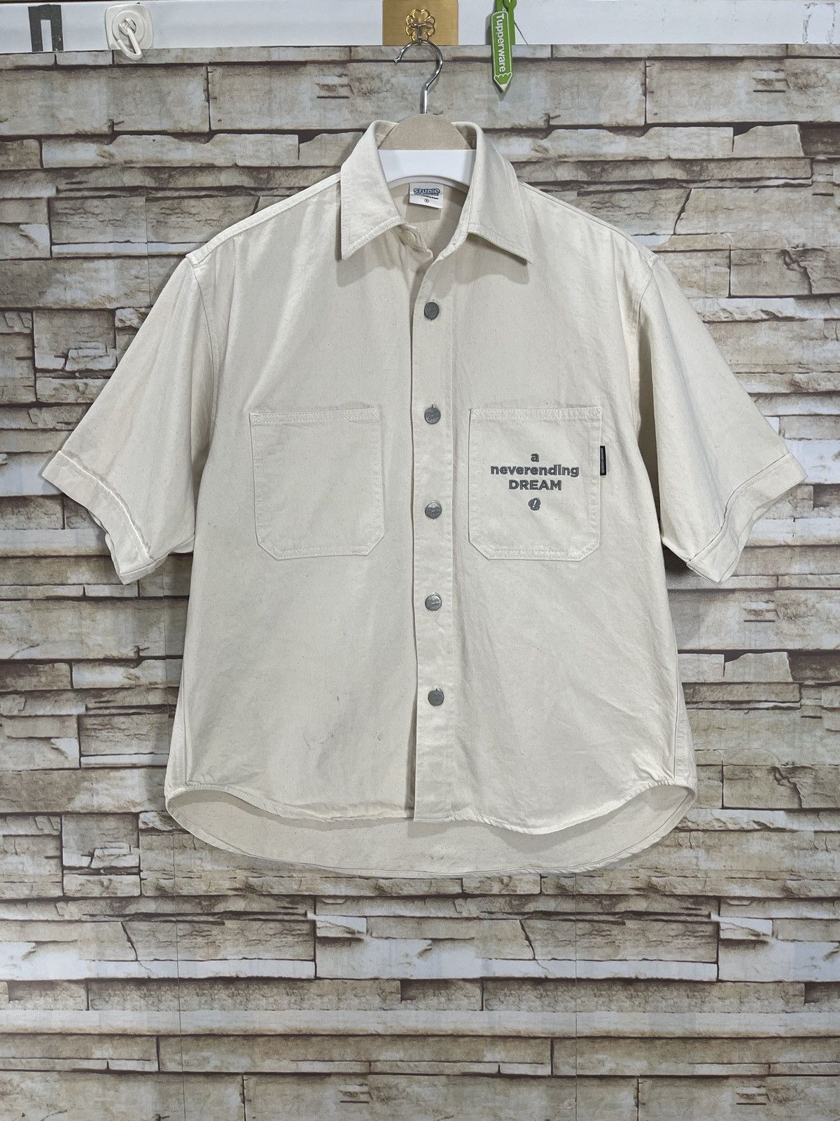 GU × Japanese Brand × Studio Seven StudioSeven x GU Collaboration Denim Work Shirt Size S Size US S / EU 44-46 / 1 - 1 Thumbnail