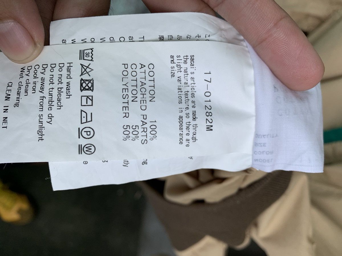 Sacai Reconstructed Button Up Shirt Size US S / EU 44-46 / 1 - 7 Thumbnail