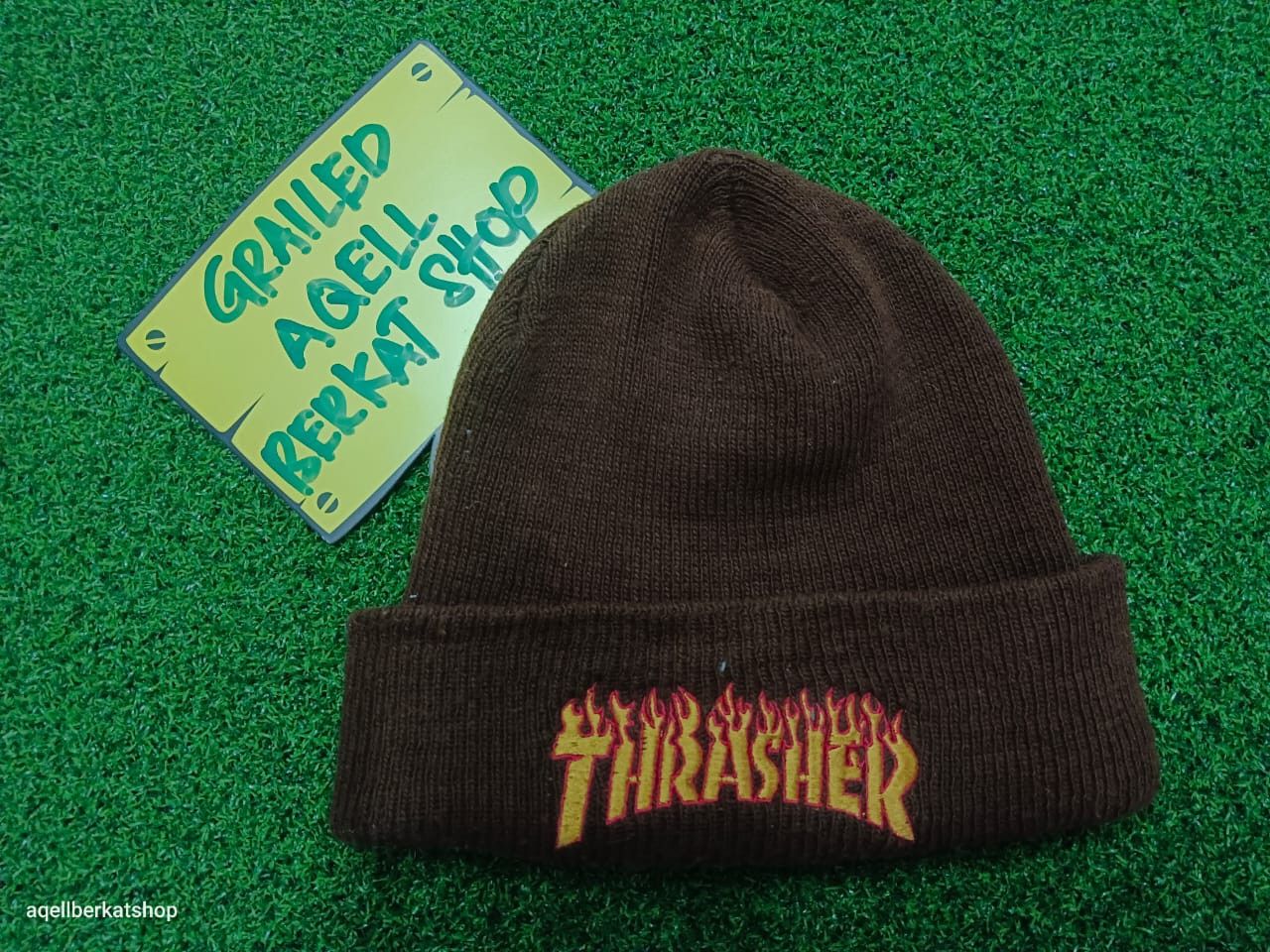 Thrasher THRASHER Flame Made In USA Beanie Size ONE SIZE - 1 Thumbnail