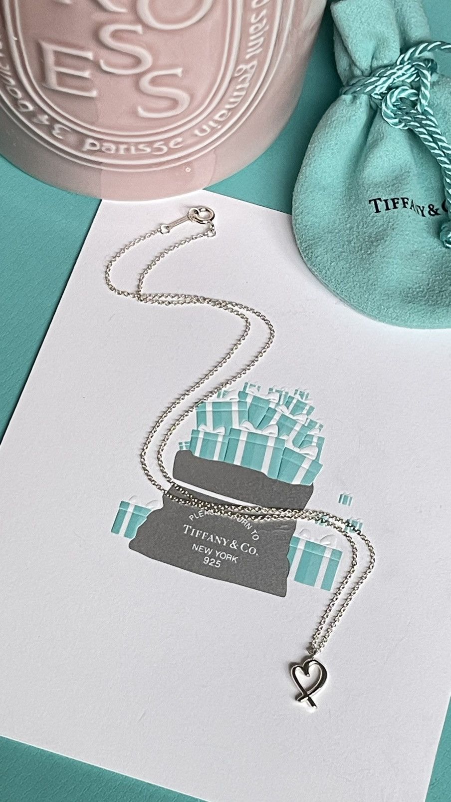 Tiffany & Co. Tiffany & Co Paloma Picasso Heart Pendant Mini 16” NEW $310 Size ONE SIZE - 1 Thumbnail