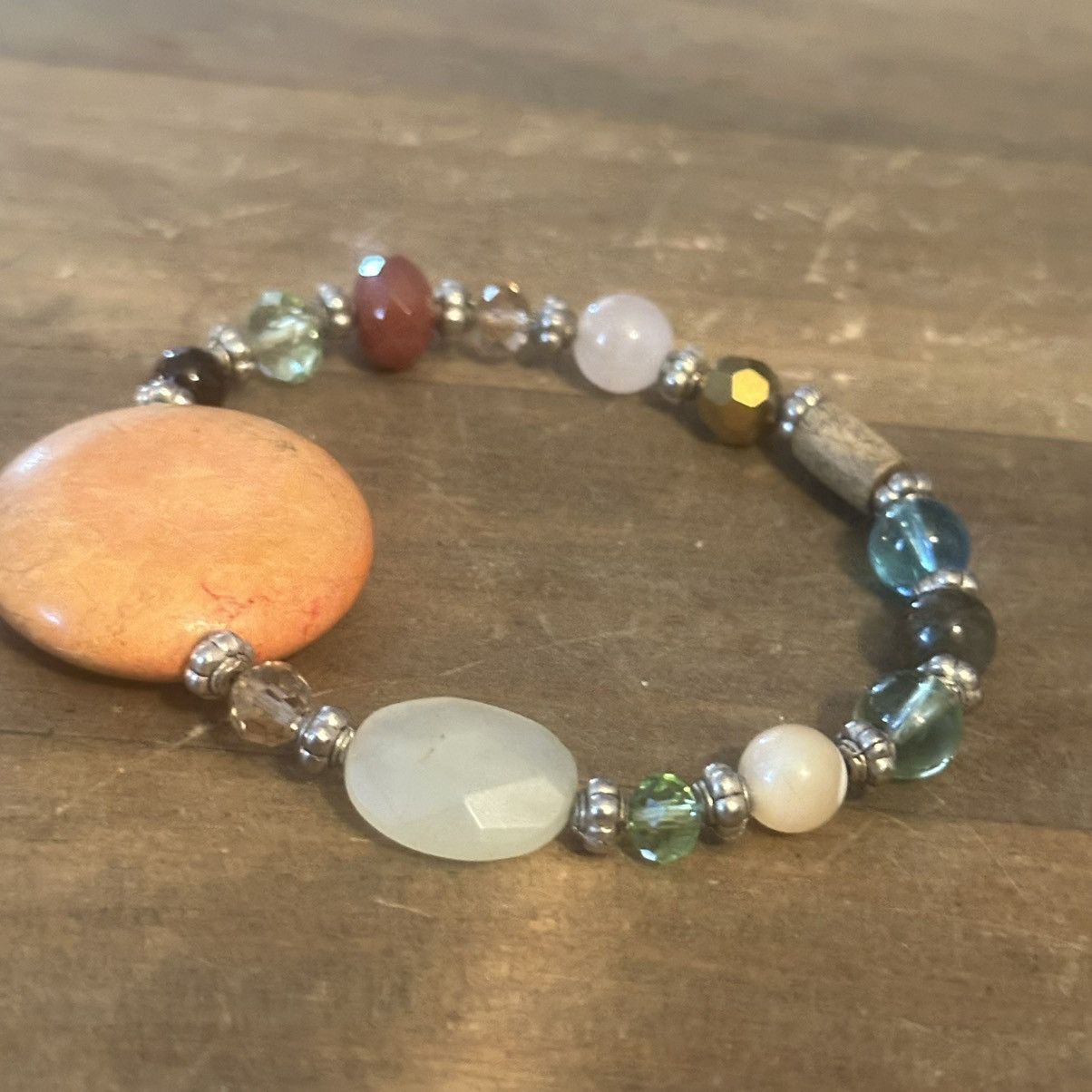 Other Semi precious stones stretch bracelet Size ONE SIZE - 5 Thumbnail