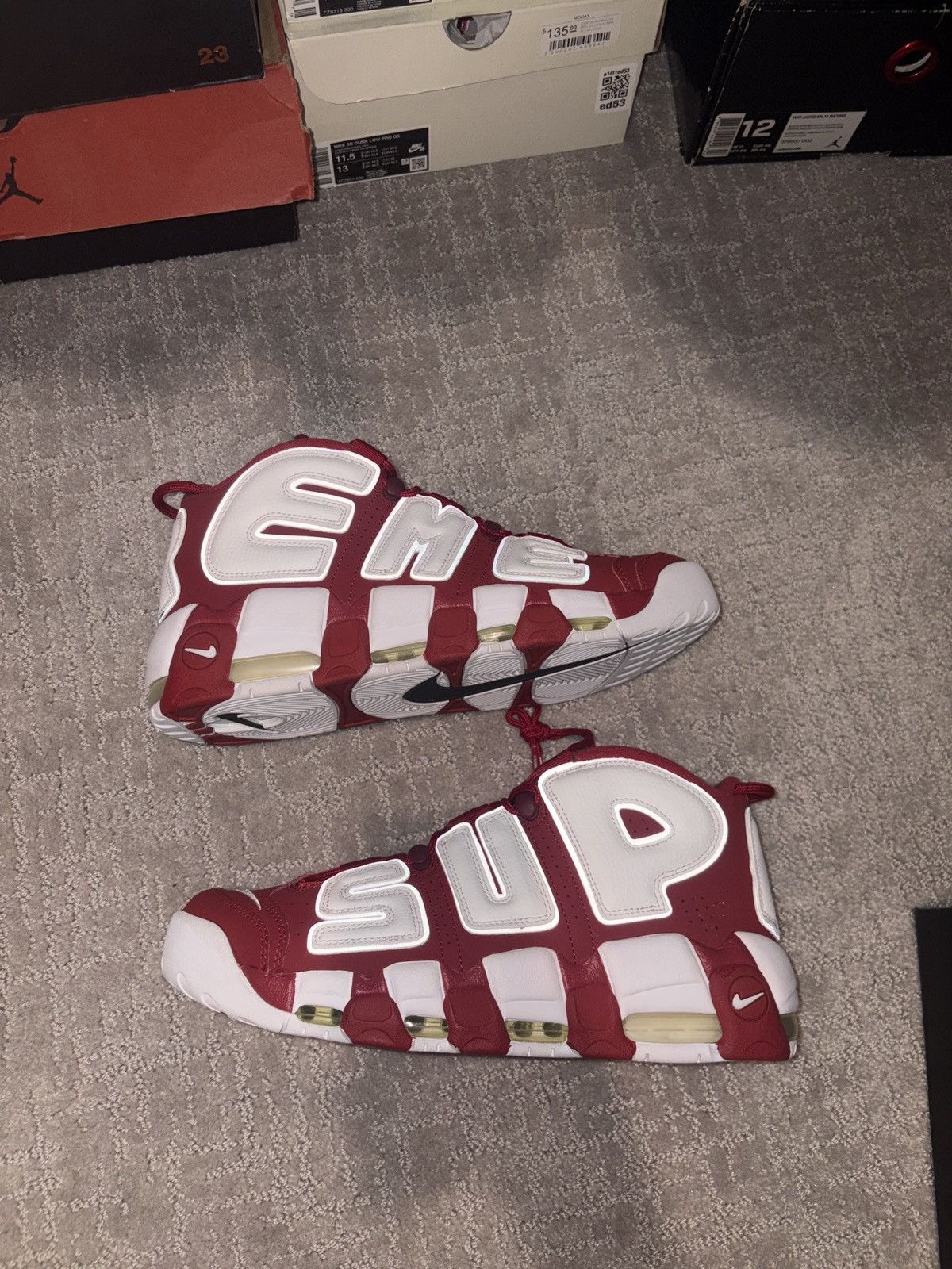 Nike × Supreme Supreme uptempo Size US 11 / EU 44 - 1 Thumbnail