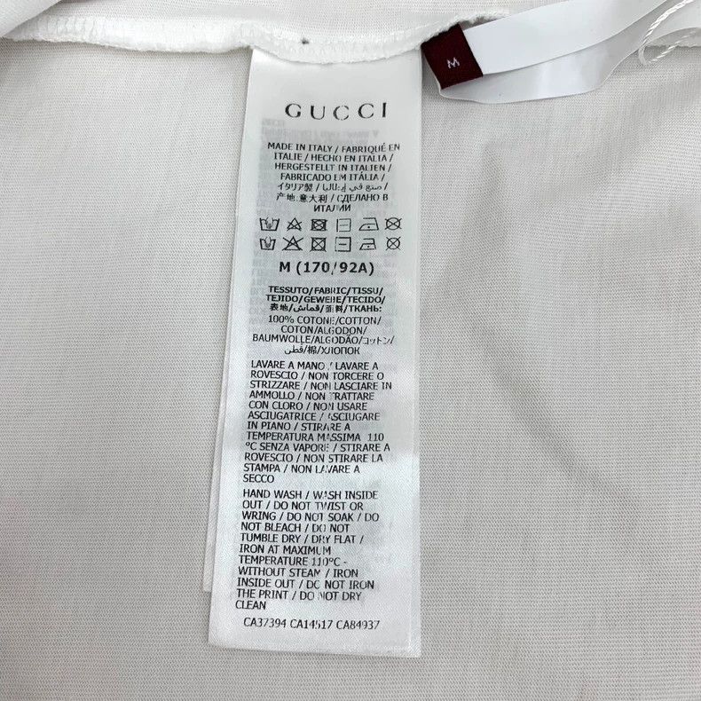 Gucci Gucci White logo embroidered cotton round-neck long-sleeved Size US M / EU 48-50 / 2 - 6 Thumbnail