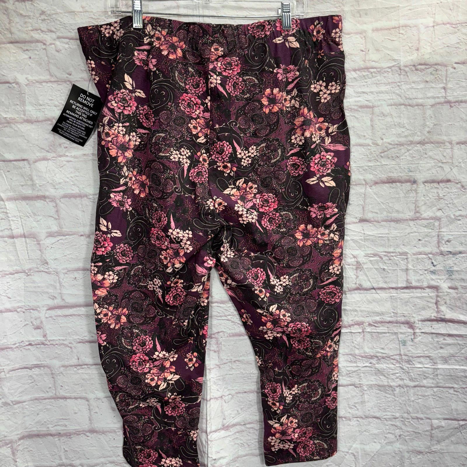 Designer Roamans 26/28 NWT Capri Pullon Pants Size 42" / US 20 - 5 Thumbnail