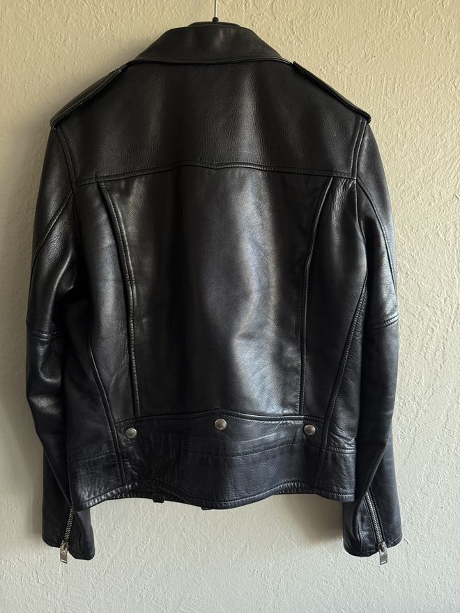 Saint Laurent Paris L01 Lambskin Leather Biker Jacket Size US M / EU 48-50 / 2 - 4 Thumbnail