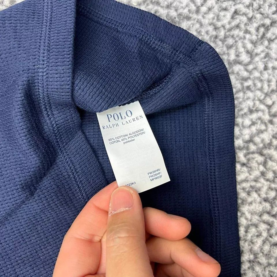 Polo Ralph Lauren Polo Ralph Lauren Shirt Men Blue Sleepwear Waffle Knit New M Size US M / EU 48-50 / 2 - 6 Thumbnail