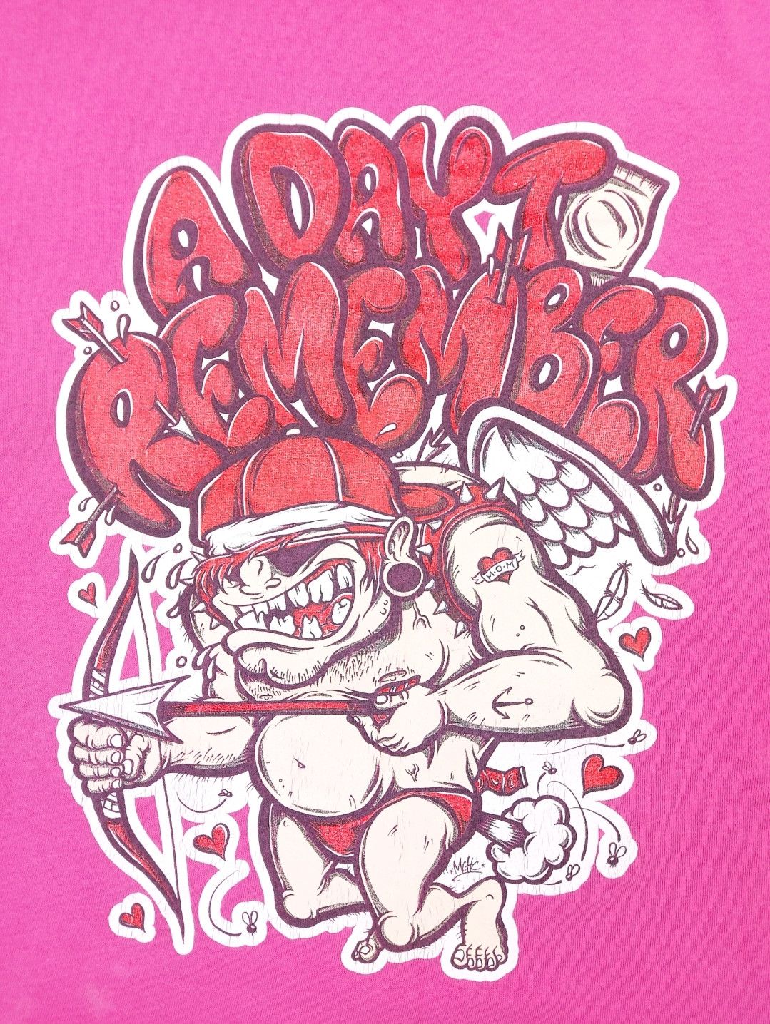 Band Tees × Vintage Vintage 2005 A Day To Remember Stupid Cupid MySpace Era TEE Size US XL / EU 56 / 4 - 2 Thumbnail