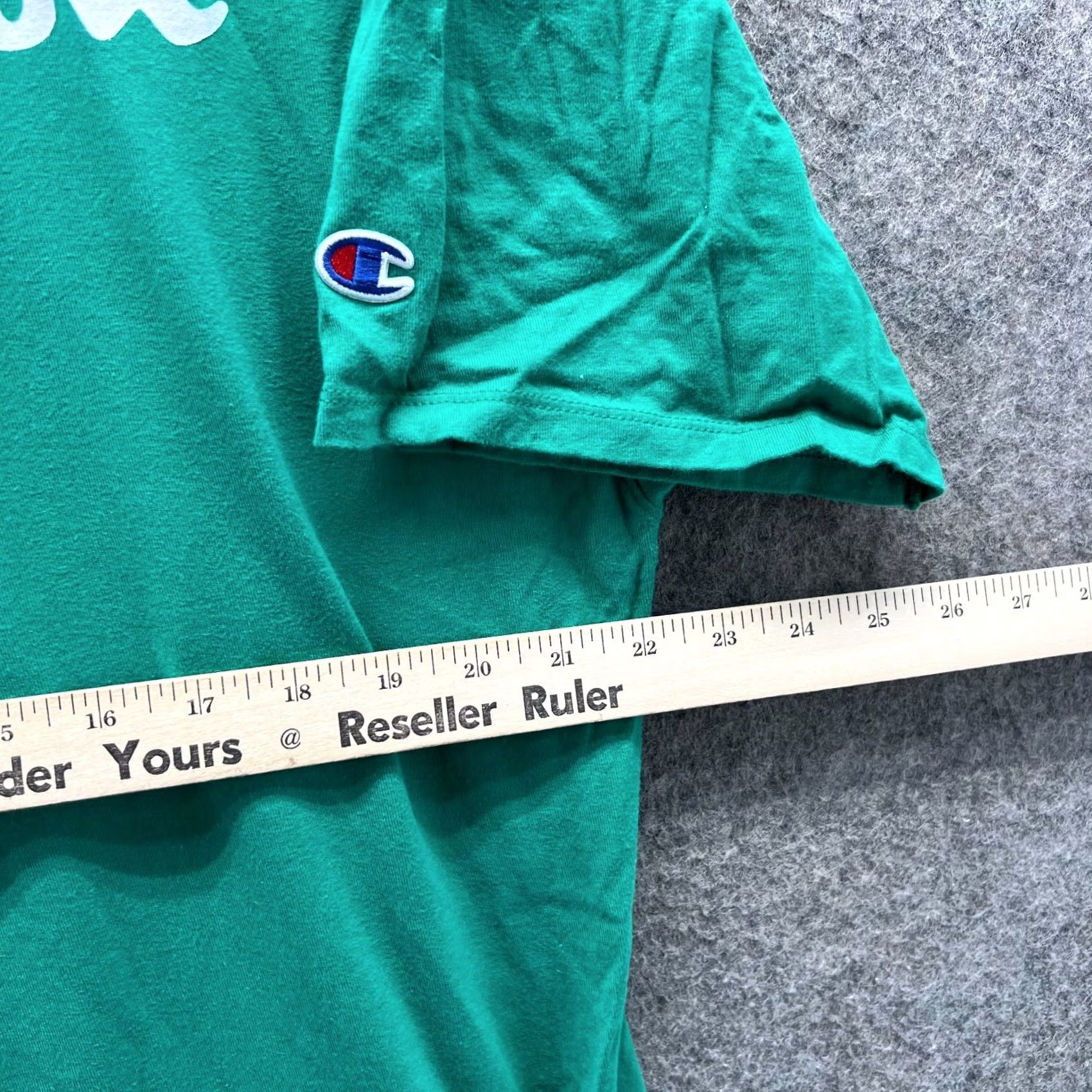 Champion VINTAGE Champion Shirt Mens XL Green Graphic Athletic Tee Logo C Logo Shirt Size US XL / EU 56 / 4 - 3 Thumbnail