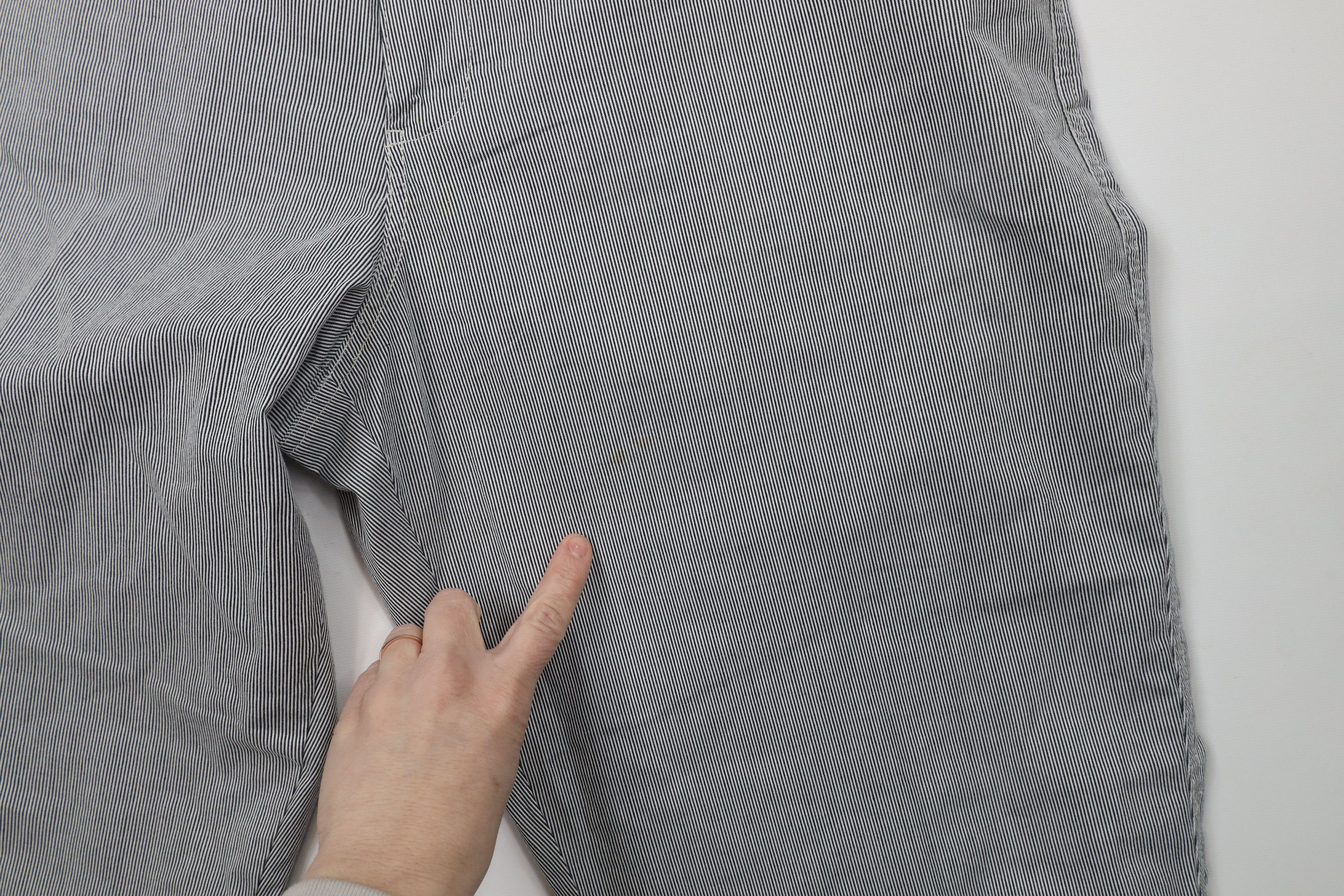 Lands' End × Vintage Vintage 90s Land End Pinstriped Seersucker Wide Leg Pants Size US 42 / EU 58 - 5 Thumbnail