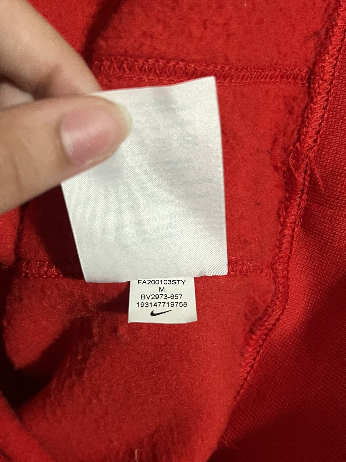 Nike Nike Hoodie Red Size US M / EU 48-50 / 2 - 6 Thumbnail
