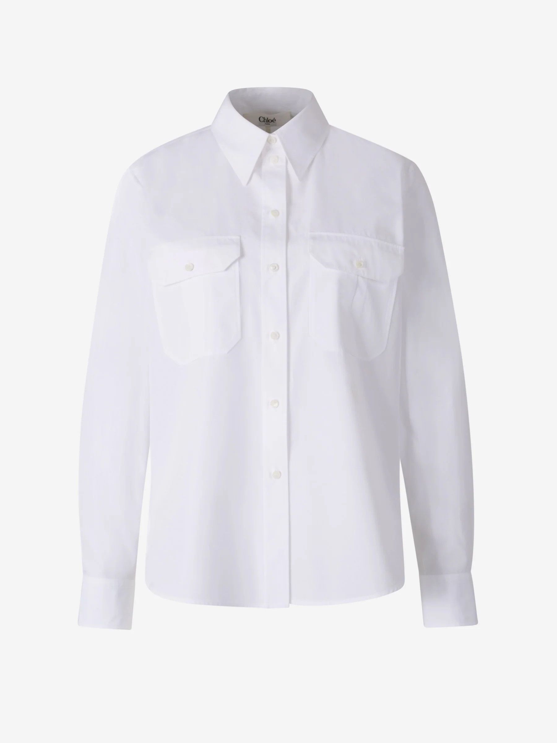 Chloe o1loc1c10226 Shirt in White Size M / US 6-8 / IT 42-44 - 1 Thumbnail