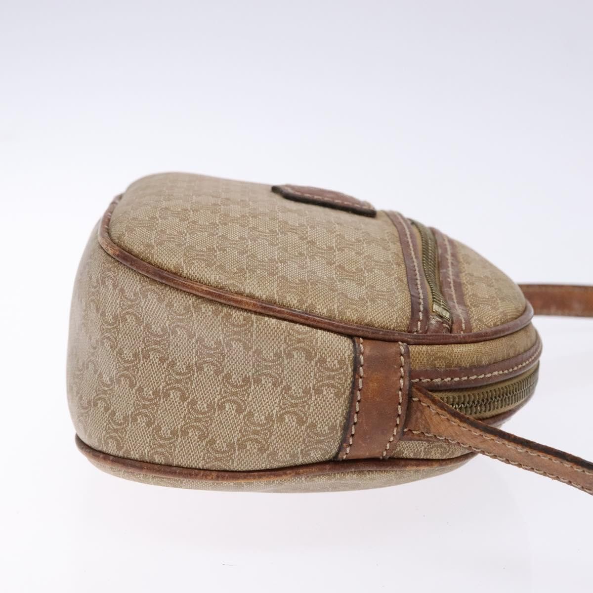 Celine CELINE Macadam Canvas Shoulder Bag Pvc Beige Gold Size ONE SIZE - 4 Thumbnail