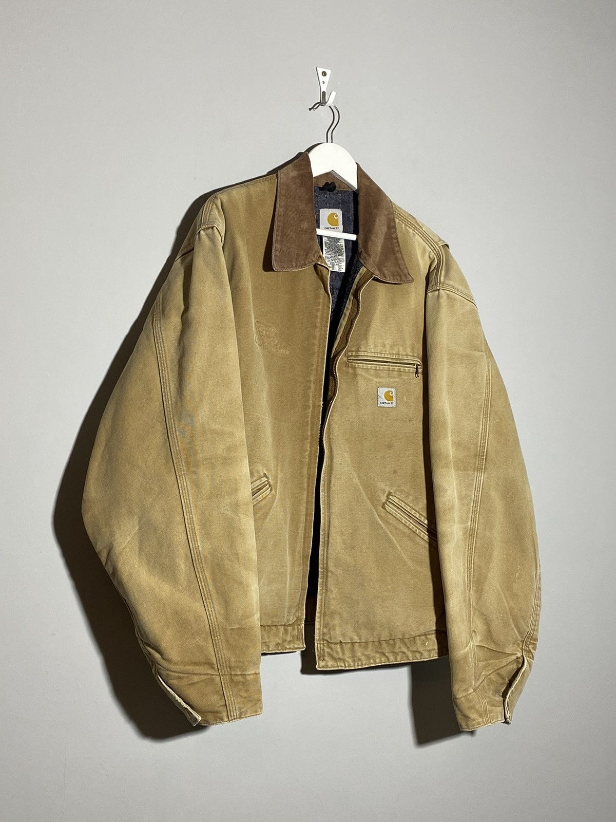 Carhartt × Vintage Vintage Carhart Detroit Work Jacket Size US L / EU 52-54 / 3 - 3 Thumbnail