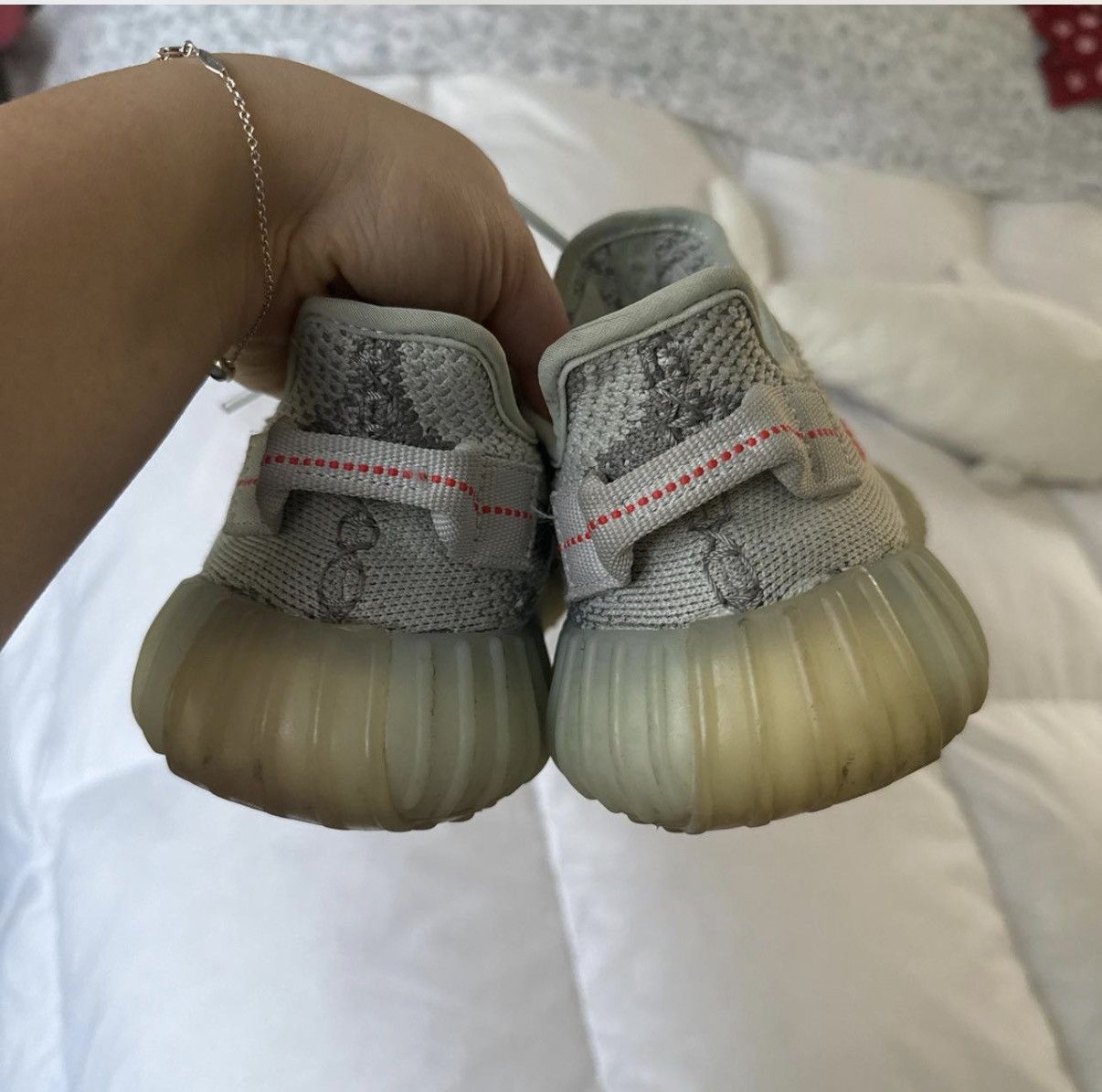 Yeezy adidas Yeezy Boost 350 V2 Blue Tint Size US 6.5 / EU 39-40 - 4 Thumbnail