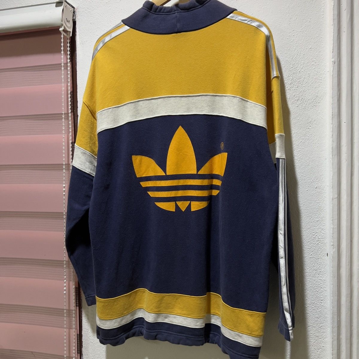 Adidas Adidas Vtg Three Stripe (Japan) Size US XL / EU 56 / 4 - 3 Thumbnail