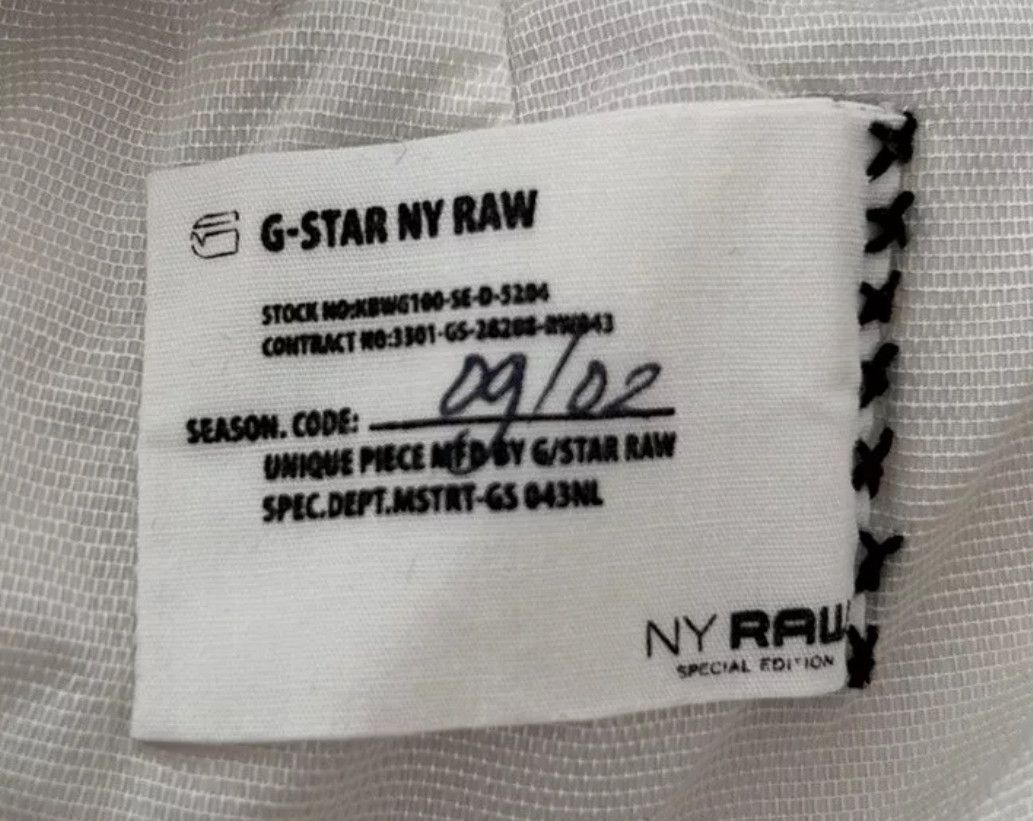 G-Star G-Star Raw NYC Portman Coat Jacket Honeycomb White Small Size S / US 4 / IT 40 - 2 Thumbnail