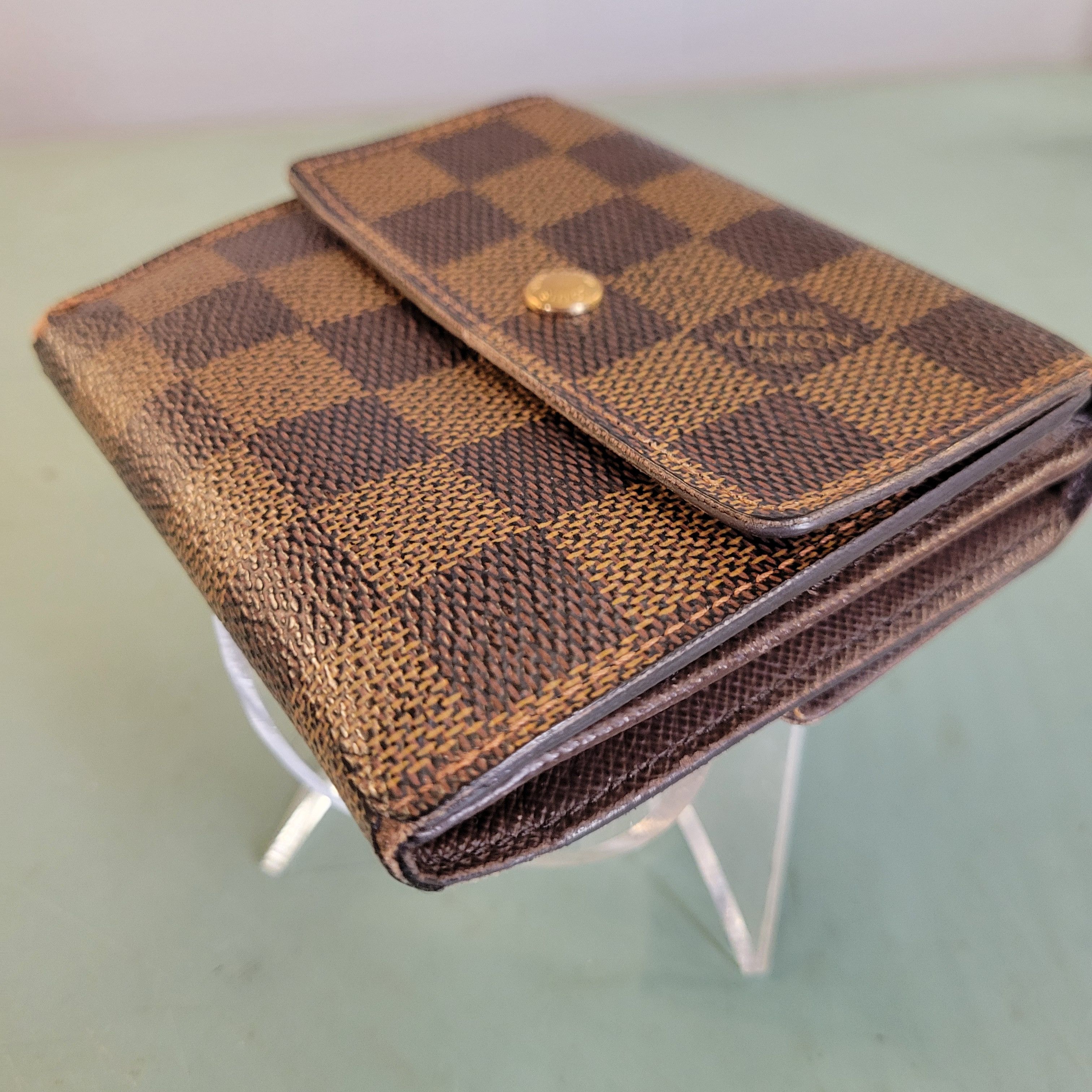 Louis Vuitton Louis Vuitton Damier Ebene Compact Double Snap Wallet Size ONE SIZE - 5 Thumbnail