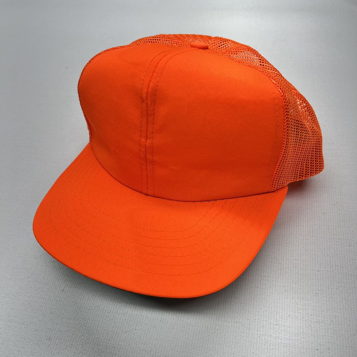 Vintage VTG Duck Bay Hat Cap Orange Trucker Hunting Outdoor Blaze Size ONE SIZE - 1 Thumbnail