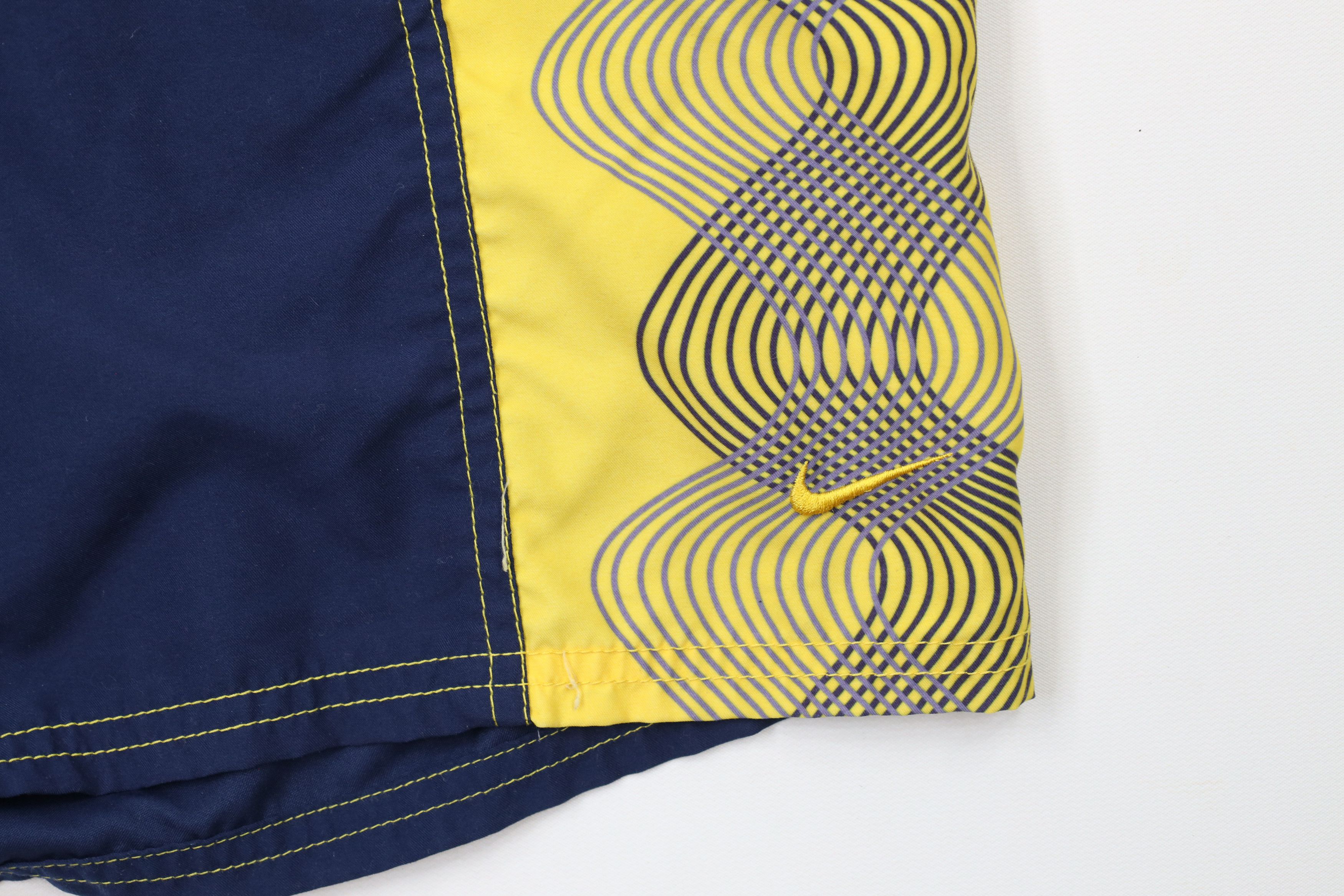 Nike × Vintage Vintage Nike Mini Swoosh Abstract Lined Shorts Swim Trunks Size US 32 / EU 48 - 5 Thumbnail
