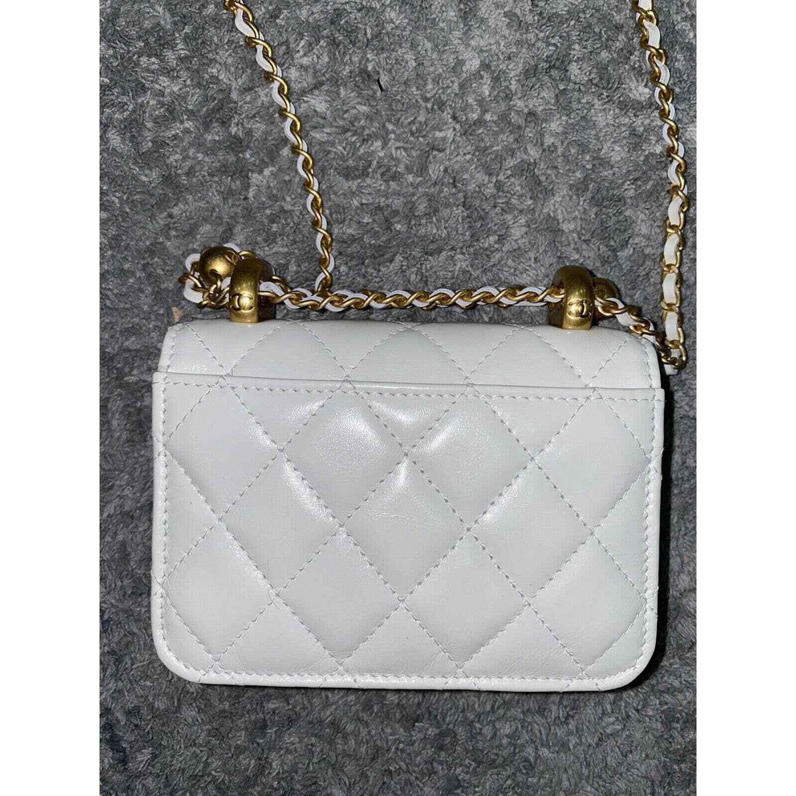 Chanel Chanel Mini Flap Coin With Chain Handle Crossbody Bag Size ONE SIZE - 9 Thumbnail
