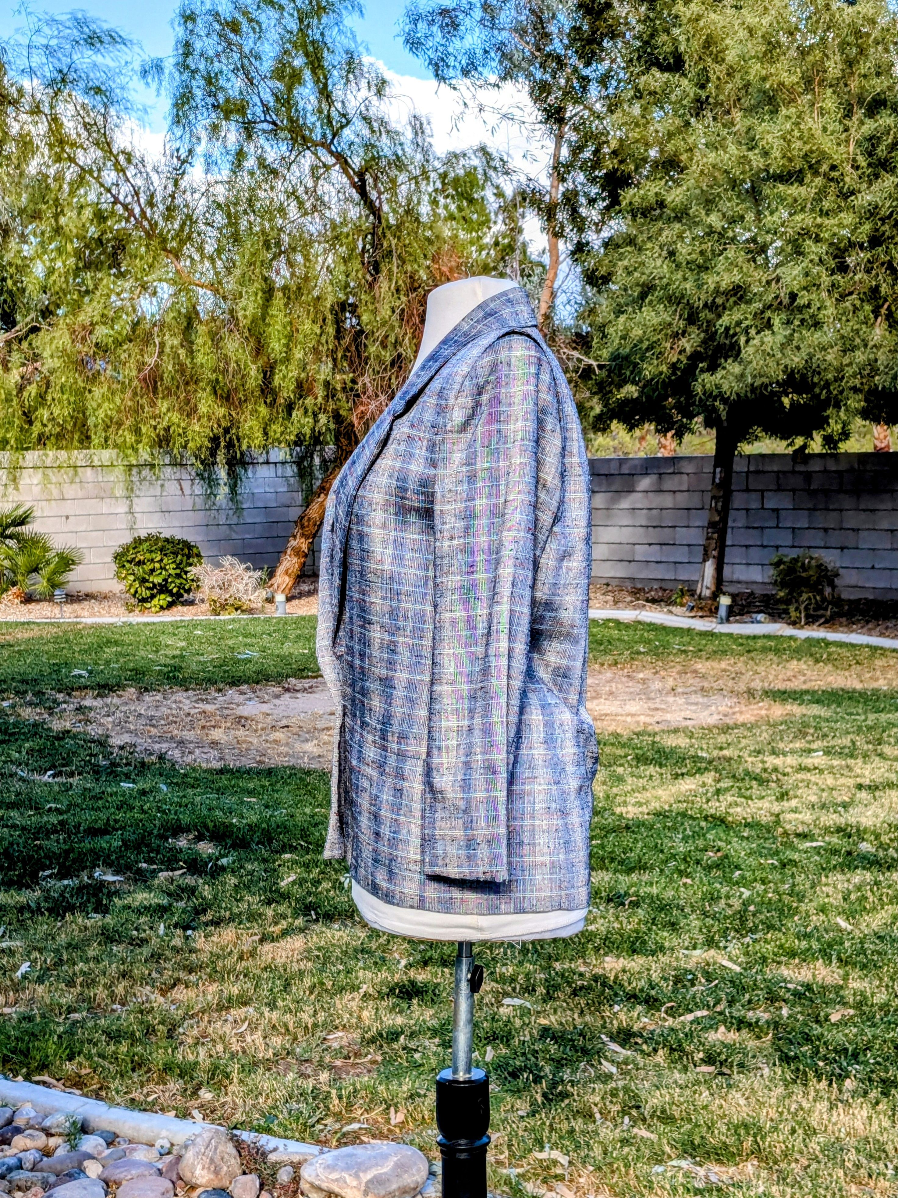 Vintage Vintage 90's Preppy PEABODY HOUSE Plaid Retro Blazer Jacket Size S / US 4 / IT 40 - 3 Thumbnail