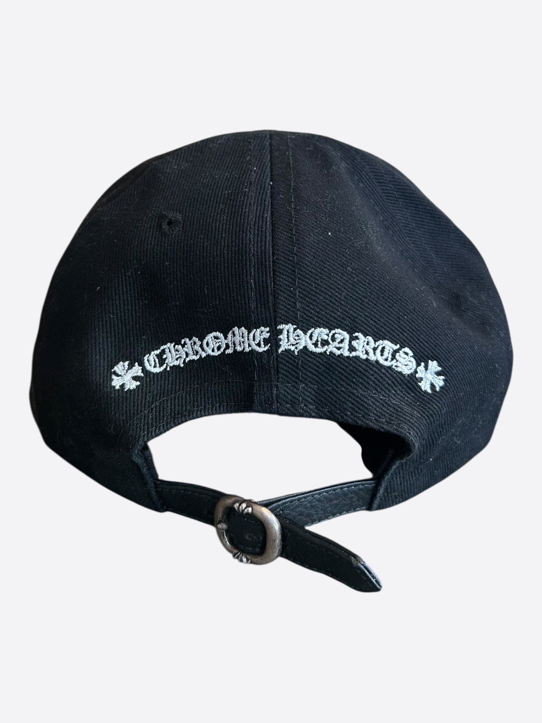 Chrome Hearts Chrome Hearts Matty Boy Black Embroidered Chomper Hat Size ONE SIZE - 3 Thumbnail