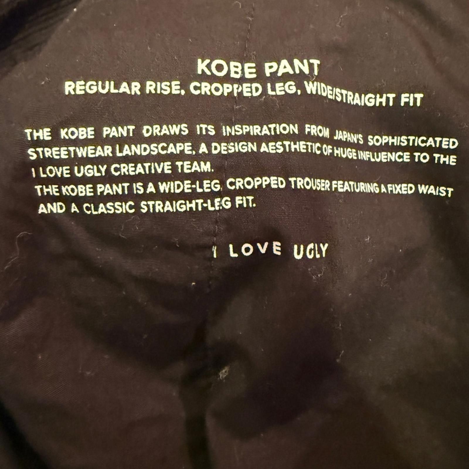 I Love Ugly I Love Ugly Men’s Japanese Minimalist Black Pants sz L Size US 34 / EU 50 - 8 Thumbnail