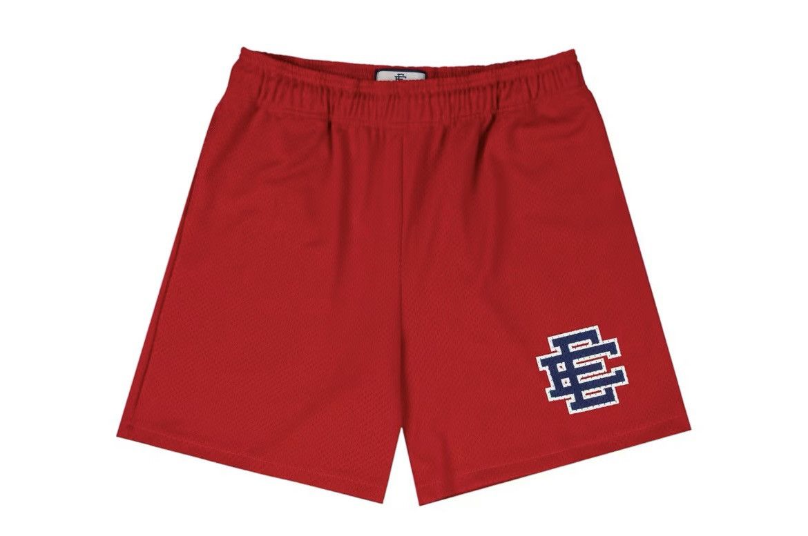 Eric Emanuel Eric Emanuel EE red w navy shorts medium Size US 30 / EU 46 - 1 Thumbnail